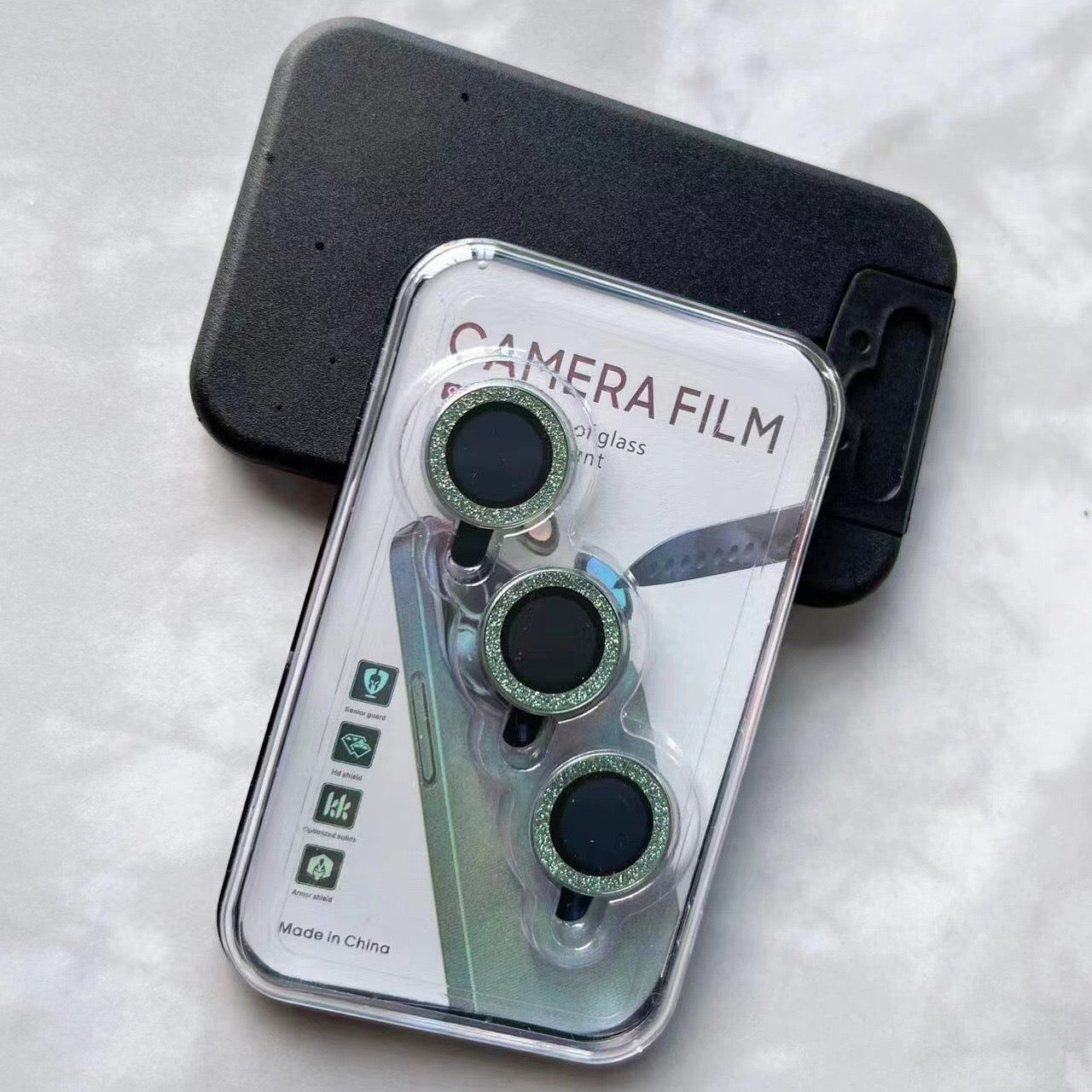 Mobile phone lens protective case