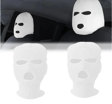 Funny Spoof Universal Dustproof Car Seat Headgear | Car Interior Decoration Gift