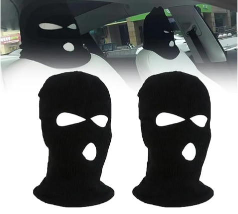 Funny Spoof Universal Dustproof Car Seat Headgear | Car Interior Decoration Gift