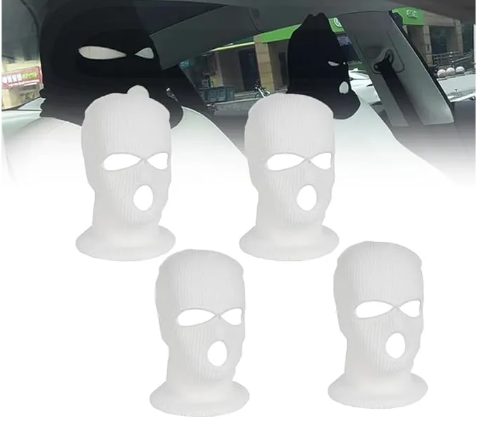 Funny Spoof Universal Dustproof Car Seat Headgear | Car Interior Decoration Gift