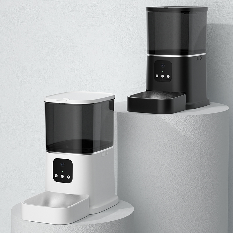 Pet smart feeder dog/cat remote video feeding wifi automatic timed feeder