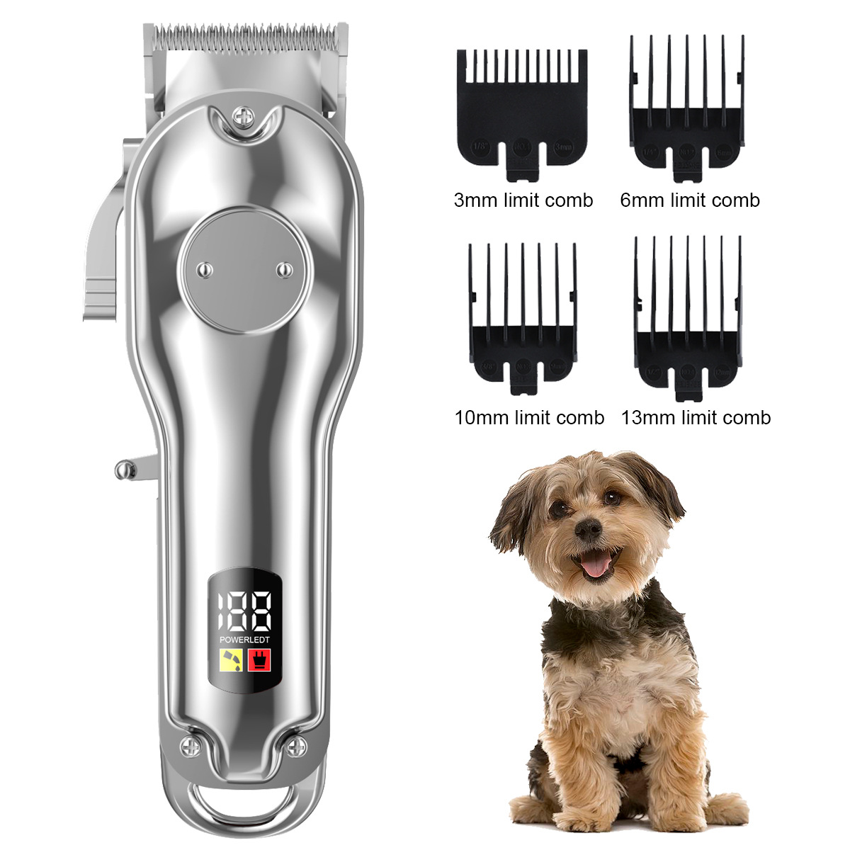 Pet Electric Clipper Silvery