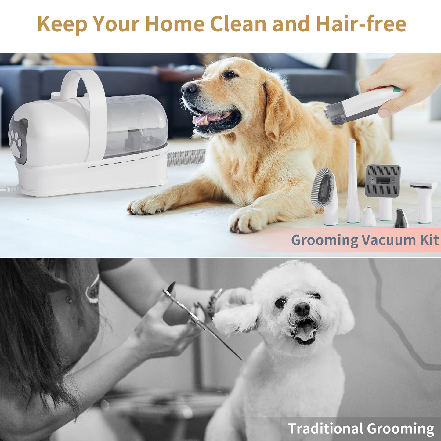 7 And 1 Pet Grooming Kit & Vacuum