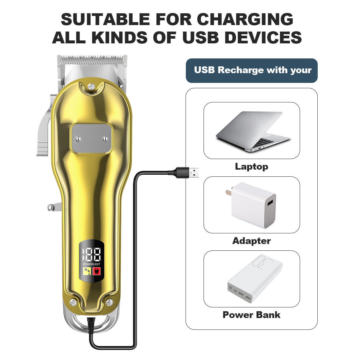 Pet Electric clipper Gold