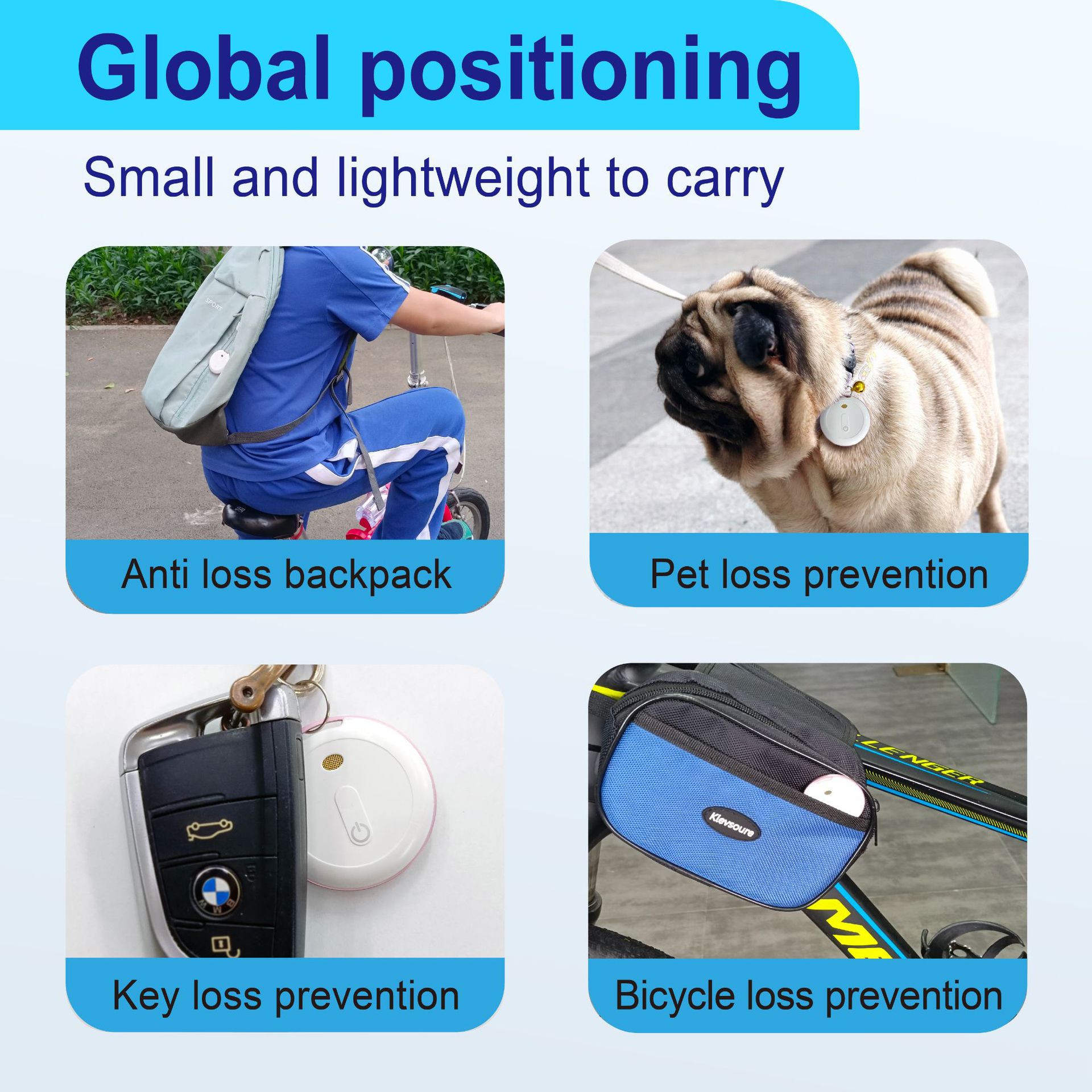 Pet locator Cat Dog Anti-lost