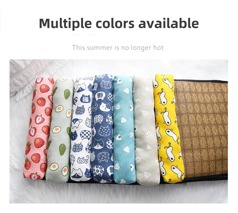 Summer pet mat cooling cat mat nest ice cold feeling dog mat pillow