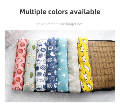 Summer pet mat cooling cat mat nest ice cold feeling dog mat pillow