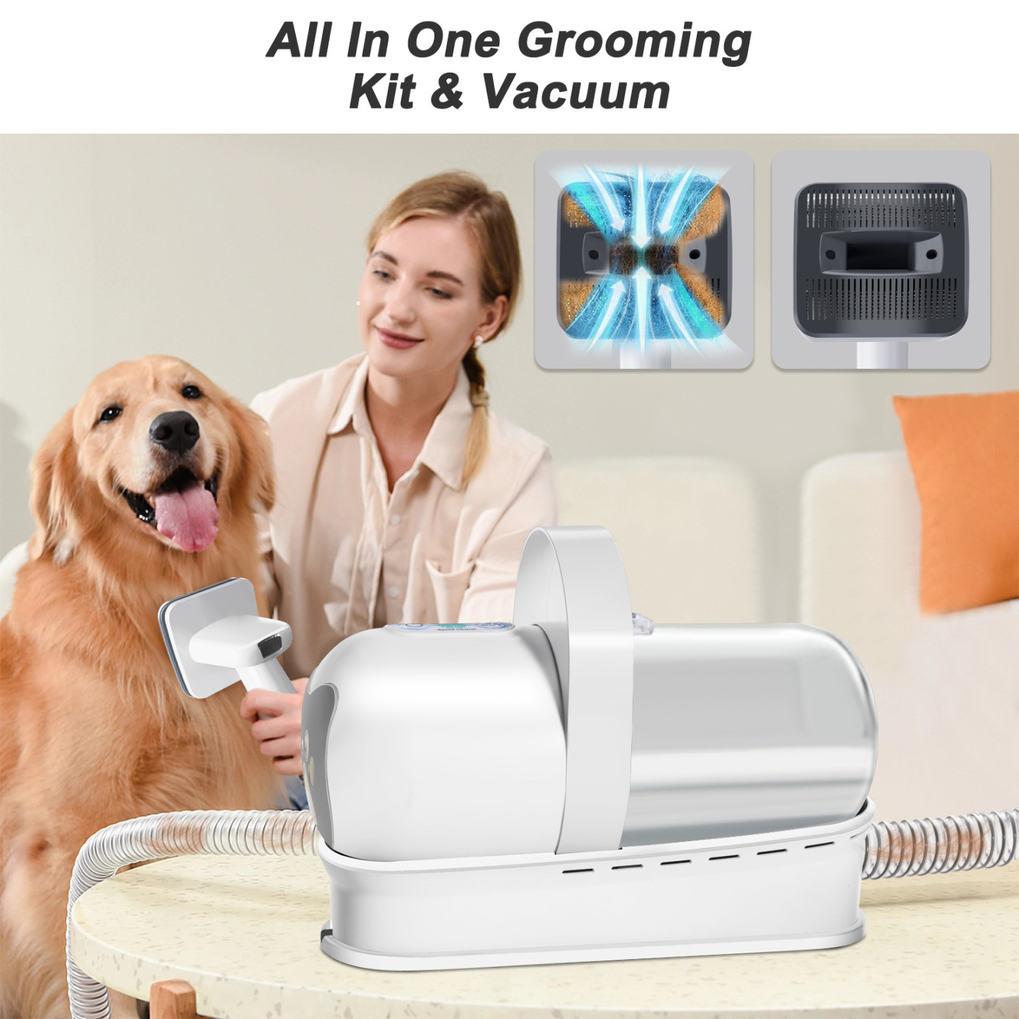 7 And 1 Pet Grooming Kit & Vacuum