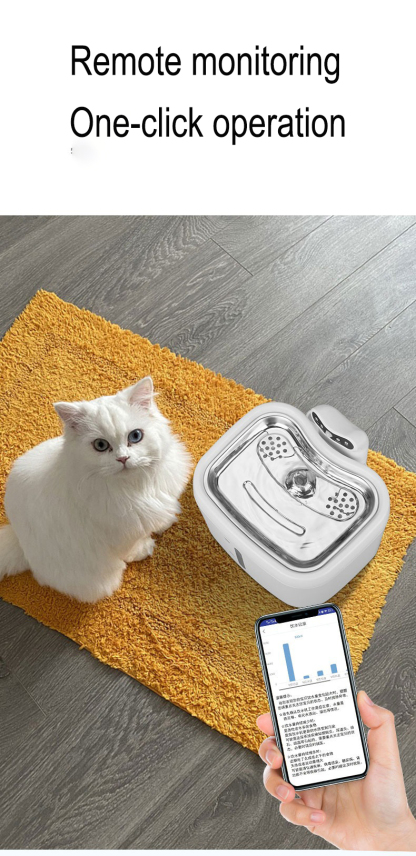 Intelligent Pet Water Dispenser Filter Cotton Cat Automatic Circulation Flow Pet Water Dispenser Cat and Dog Water Dispenser-Rongpet