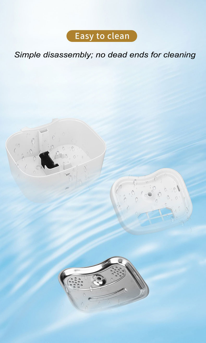 Intelligent Pet Water Dispenser Filter Cotton Cat Automatic Circulation Flow Pet Water Dispenser Cat and Dog Water Dispenser-Rongpet