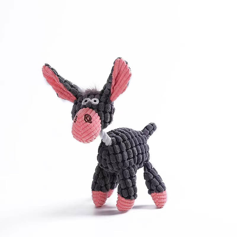 3 Pack Puppy Toys,Squeaky Plush Dog Toys for Pup, Dog Plush Toys, Durable Stuffed Animal Plush Chew Toys with Squeakers, Cute Soft Dog Toys for Teeth Cleaning, for Small Medium Dogs-Rongpet