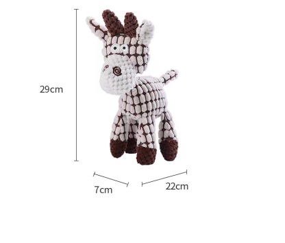 3 Pack Puppy Toys,Squeaky Plush Dog Toys for Pup, Dog Plush Toys, Durable Stuffed Animal Plush Chew Toys with Squeakers, Cute Soft Dog Toys for Teeth Cleaning, for Small Medium Dogs-Rongpet