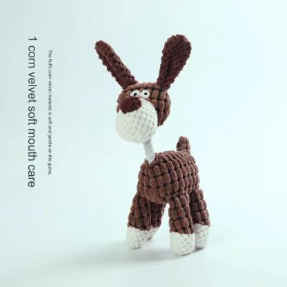 3 Pack Puppy Toys,Squeaky Plush Dog Toys for Pup, Dog Plush Toys, Durable Stuffed Animal Plush Chew Toys with Squeakers, Cute Soft Dog Toys for Teeth Cleaning, for Small Medium Dogs-Rongpet