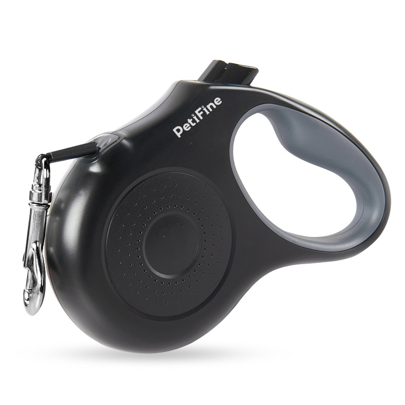 Pet traction rope, dog chain, dog rope, golden fur automatic reflective telescopic rope strap