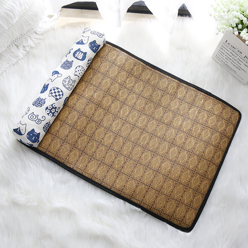 Summer pet mat cooling cat mat nest ice cold feeling dog mat pillow