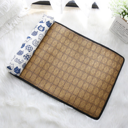 Summer pet mat cooling cat mat nest ice cold feeling dog mat pillow