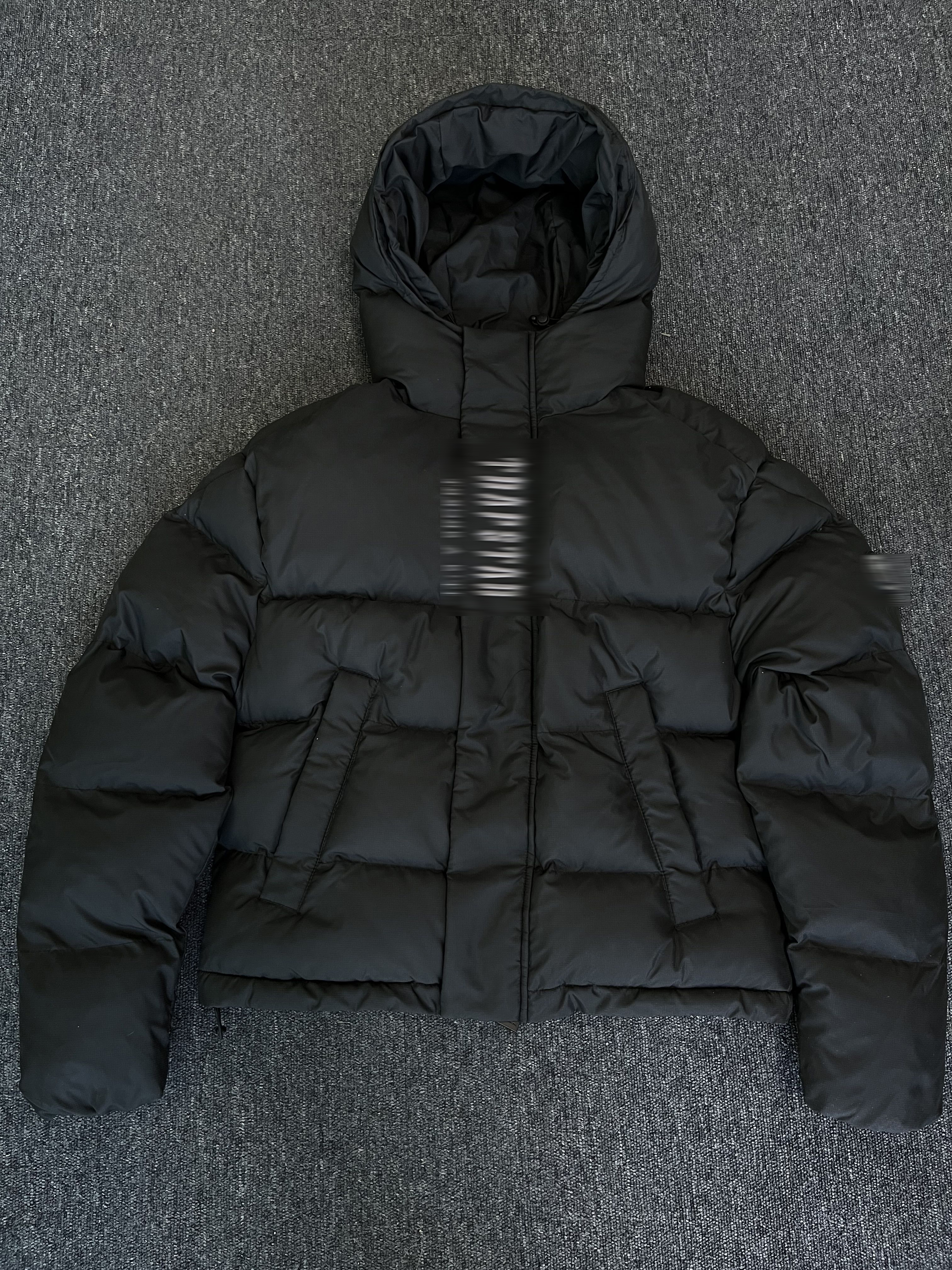 DECODED HOODED PUFFER 2.0 JACKET - BLACK