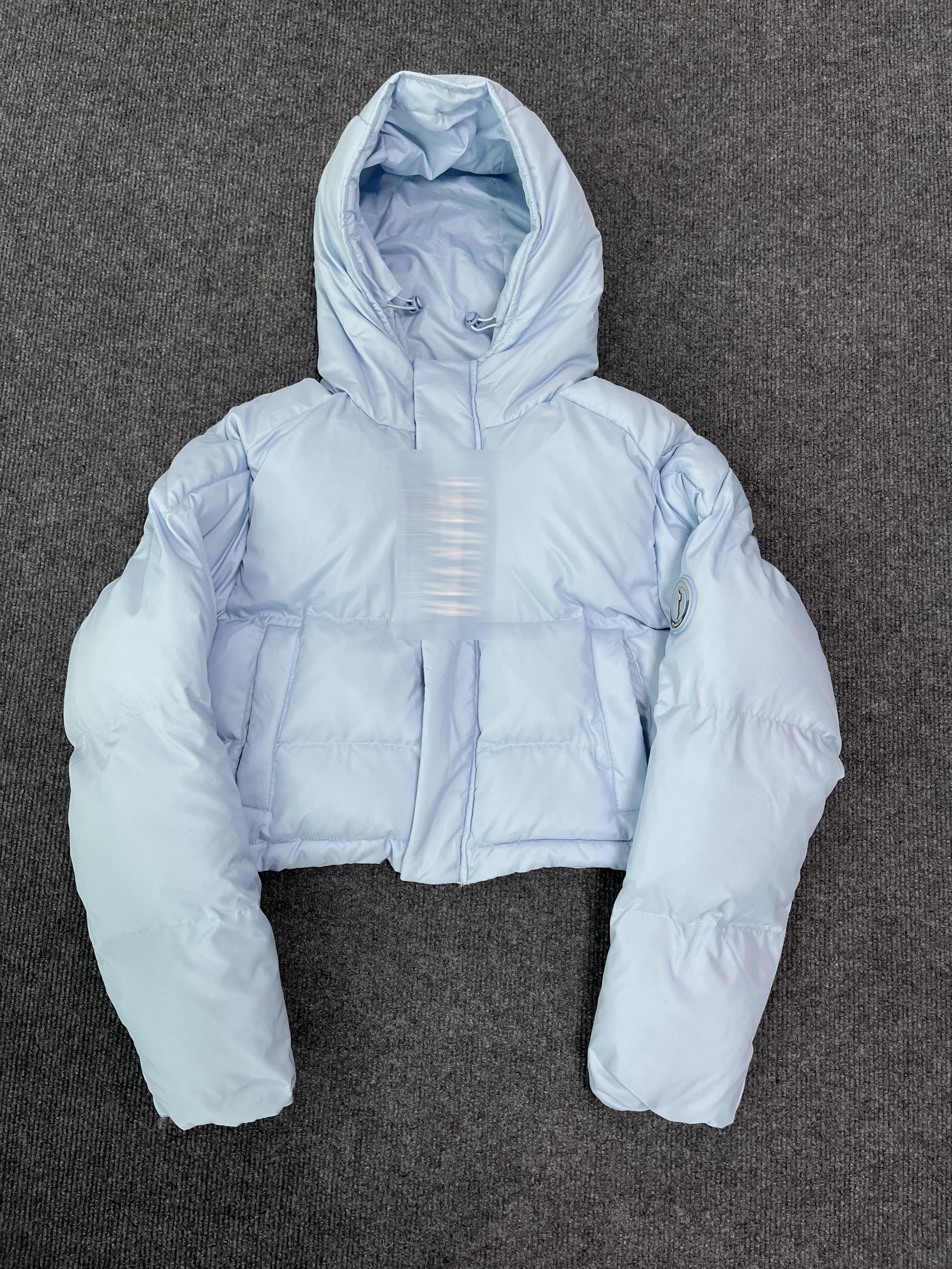 WOMEN'S DECODED HOODED PUFFER 2.0 JACKET -ICE BLUE