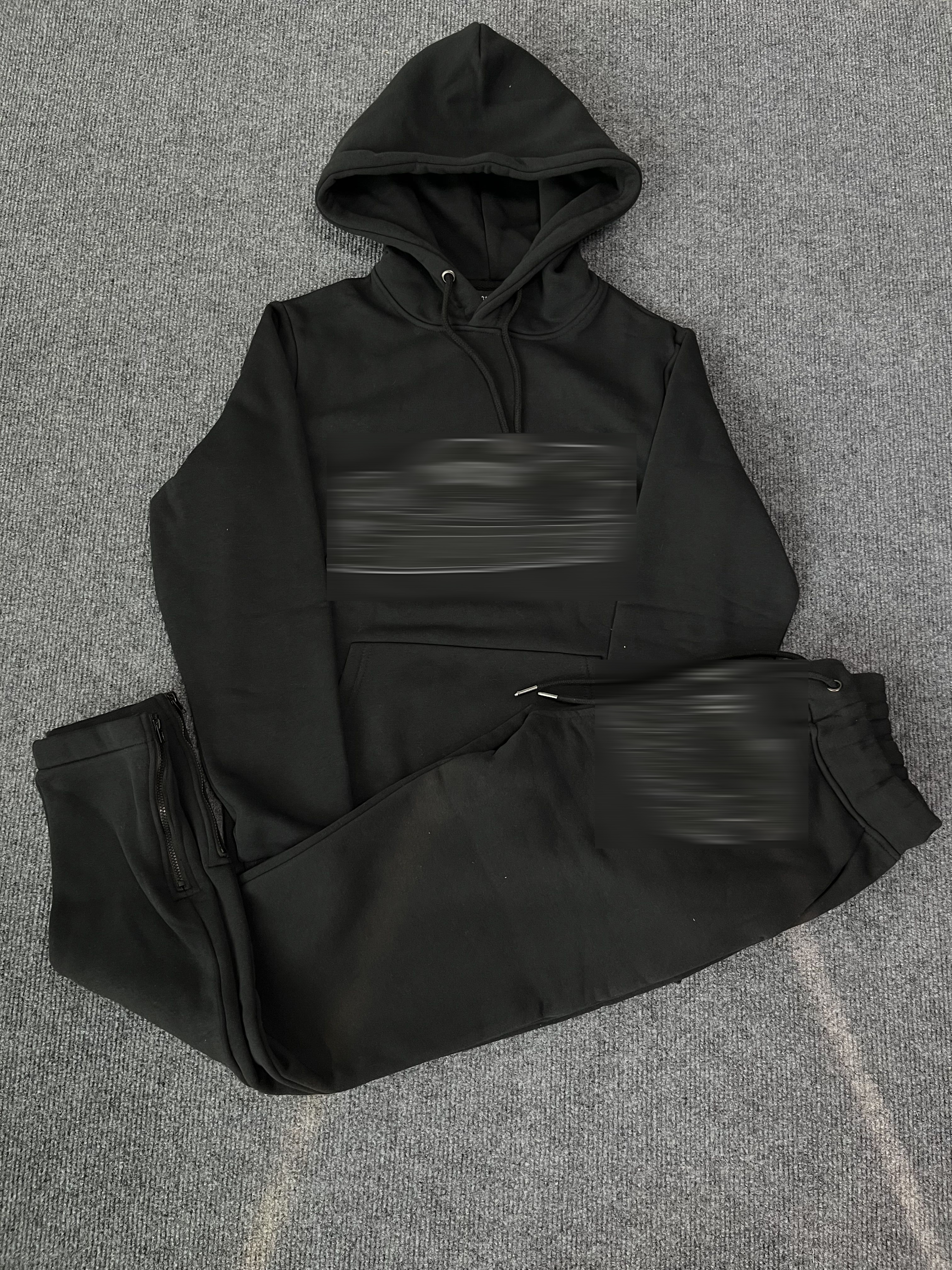 SHOOTERS HOODIE TRACKSUIT BLACKOUT EDITION-BLACK/BLACK
