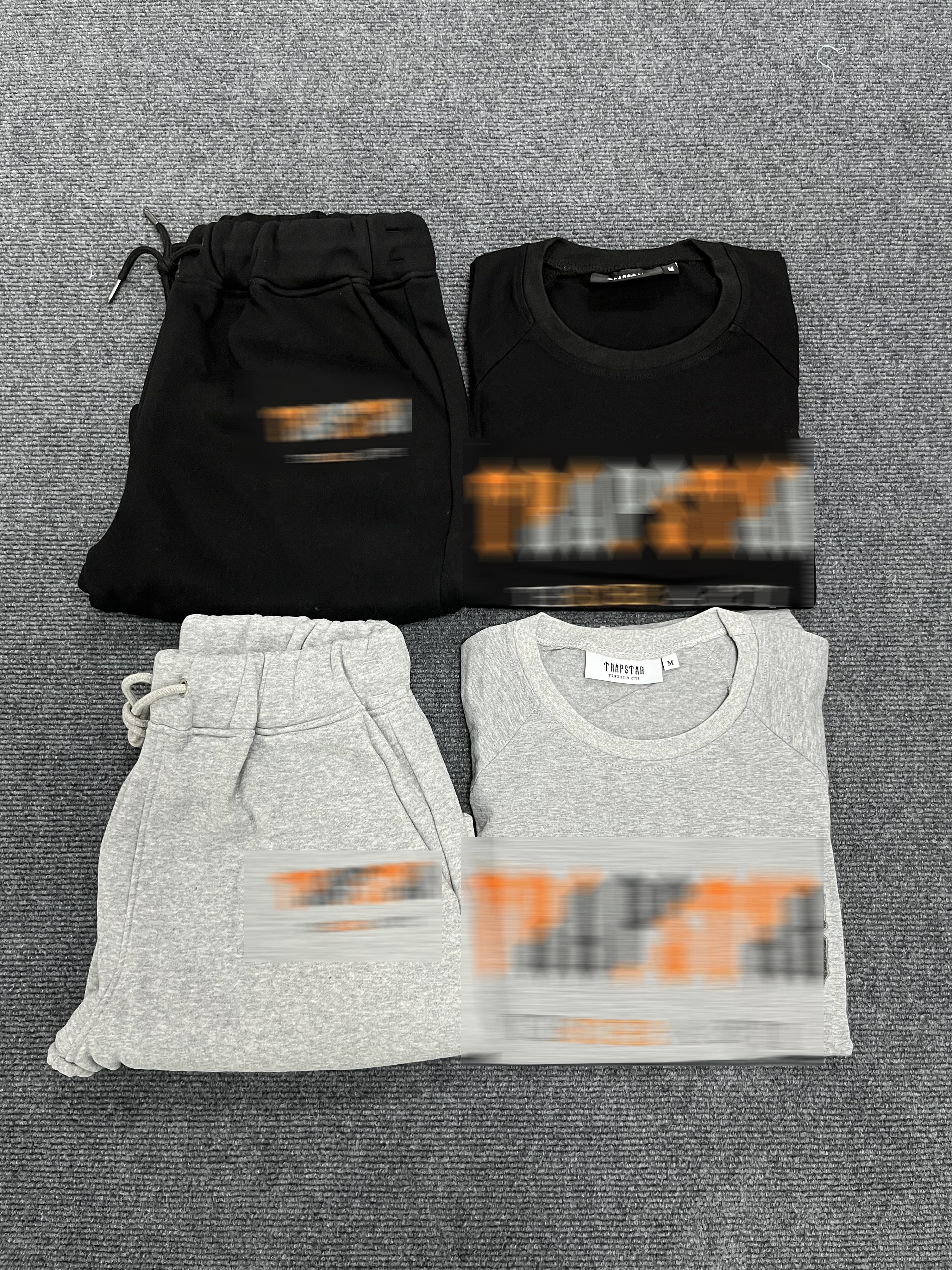 Chenille Decoded Chort Set - Orange