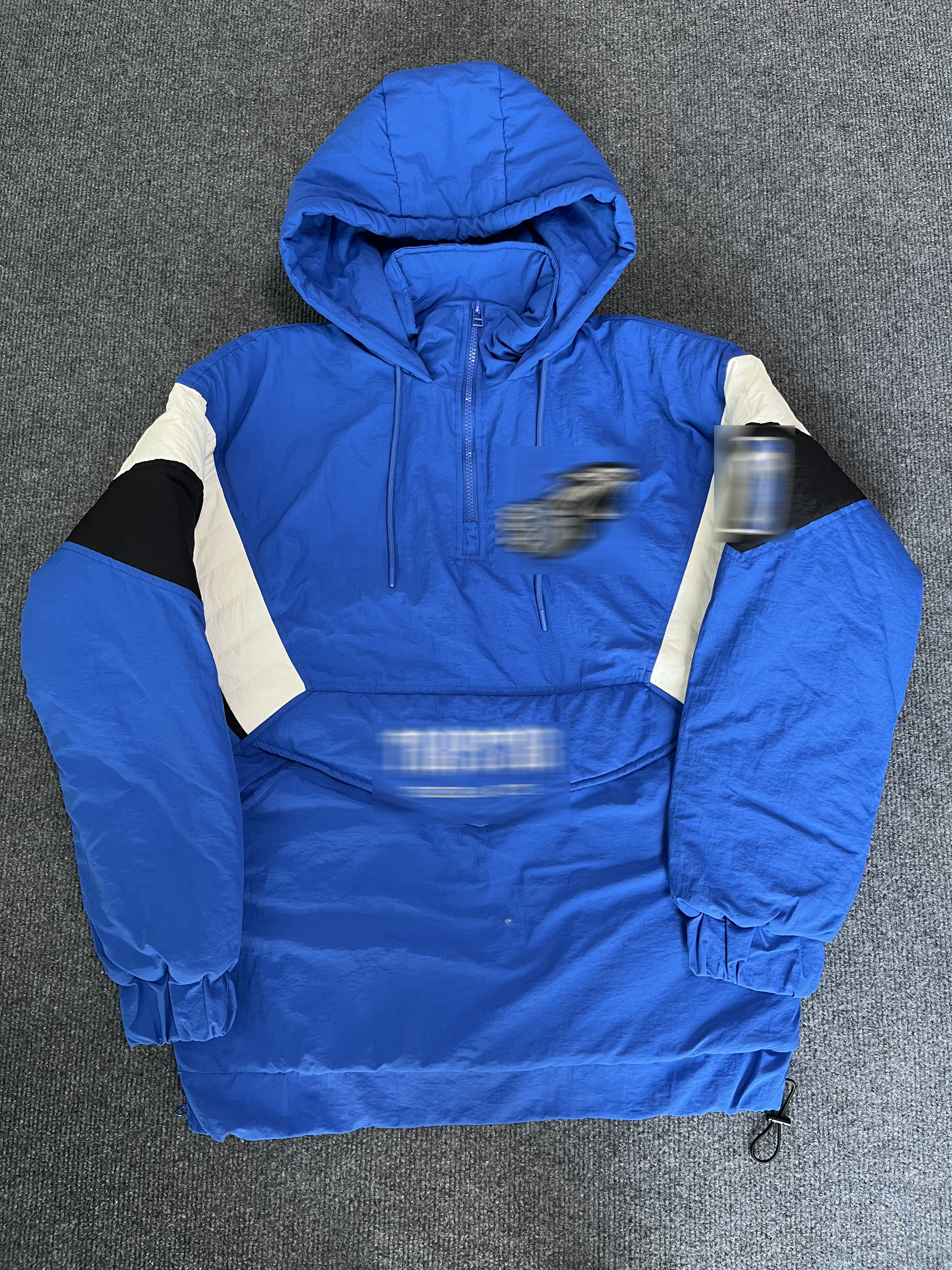 Trapstar Shooters 1/4 Zip Pullover Jacket Blue