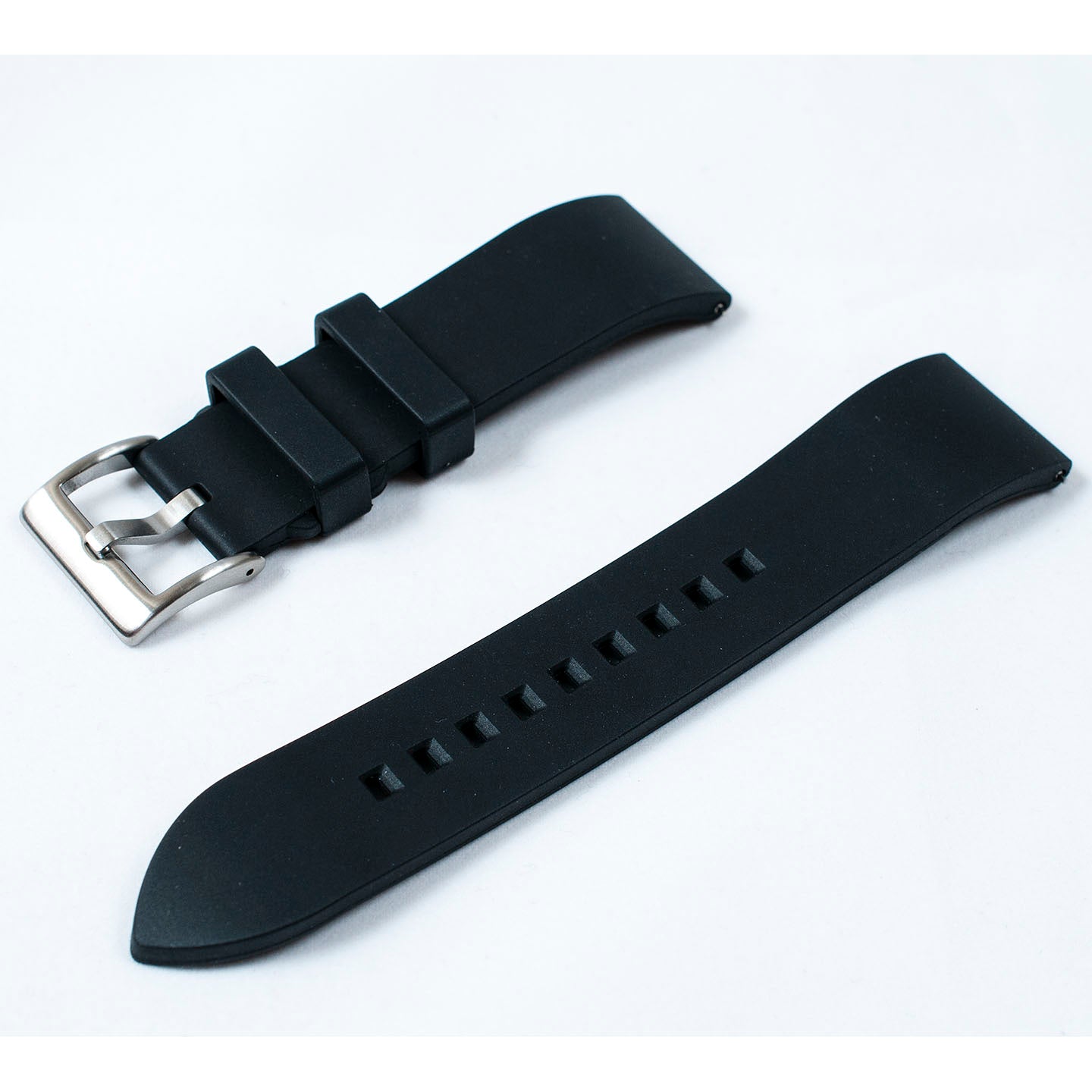 Smooth FKM Rubber Quick Release Watch Straps