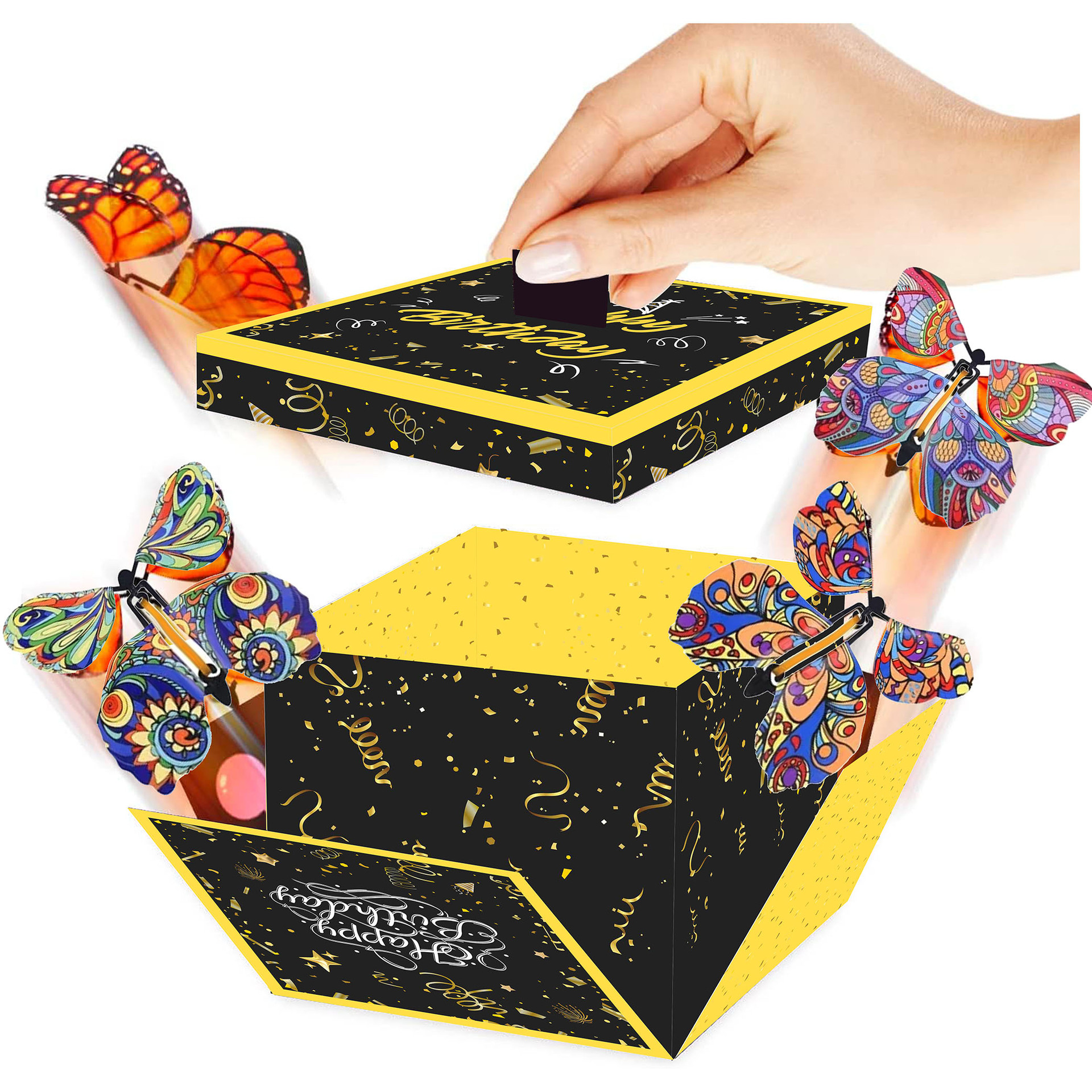 Flutter Pop Box: Butterfly Explosion Gift Box