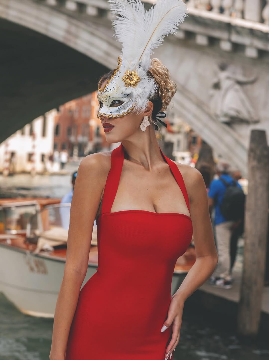 Rosee Sleeveless Bandage Midi Dress