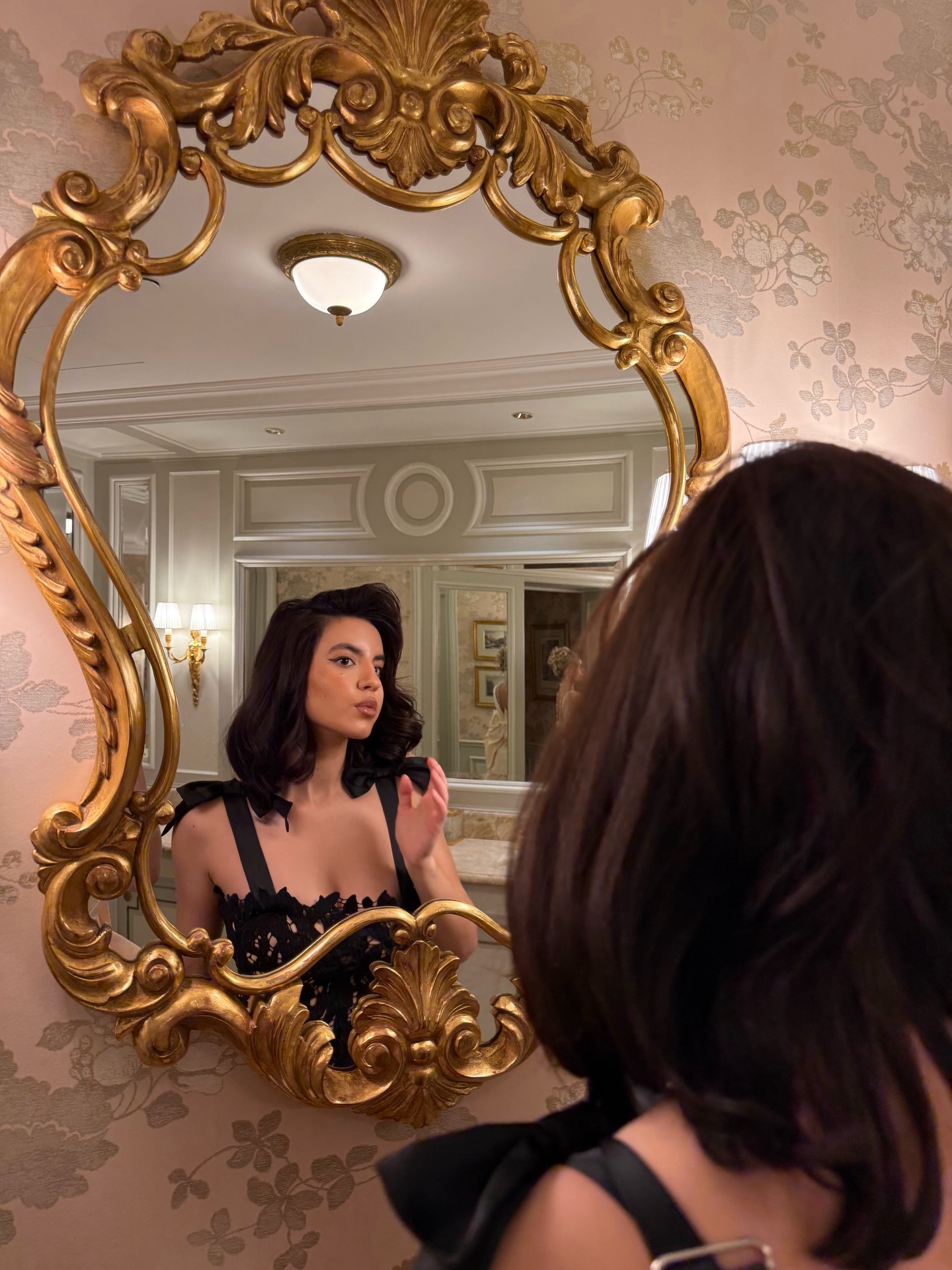 Lucretia Sleeveless Lace Bow Maxi Dress