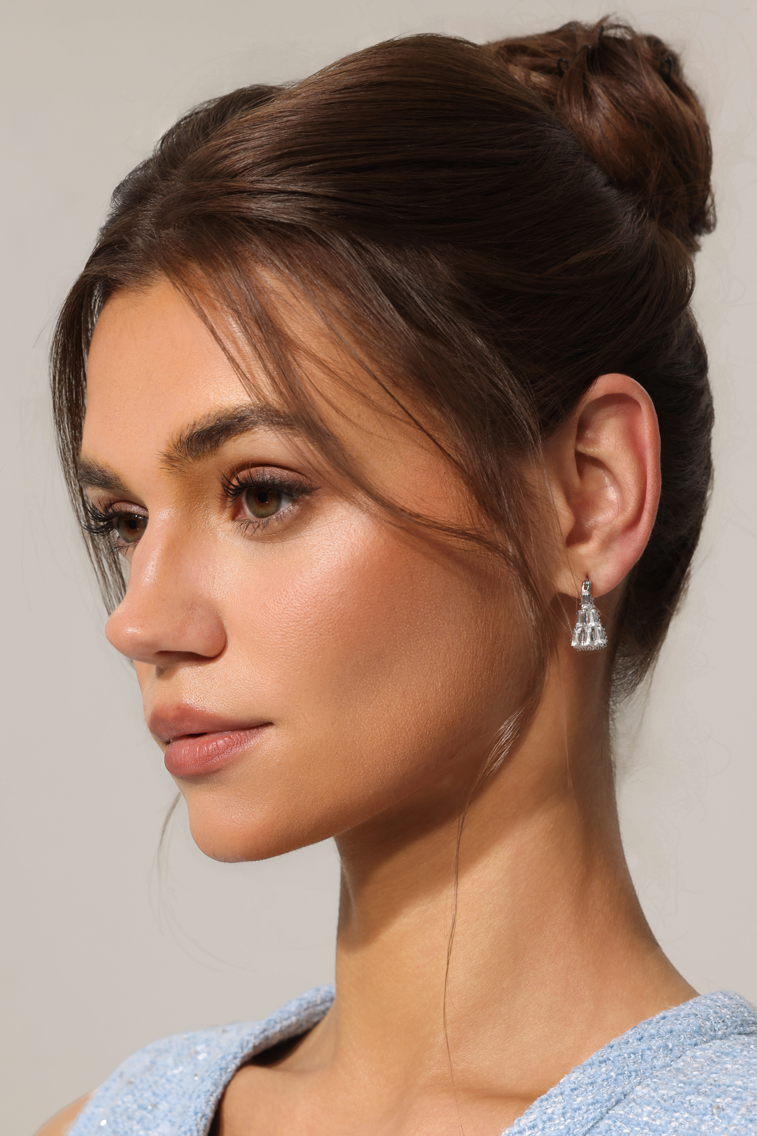 Delisy Diamond Pearl Earrings