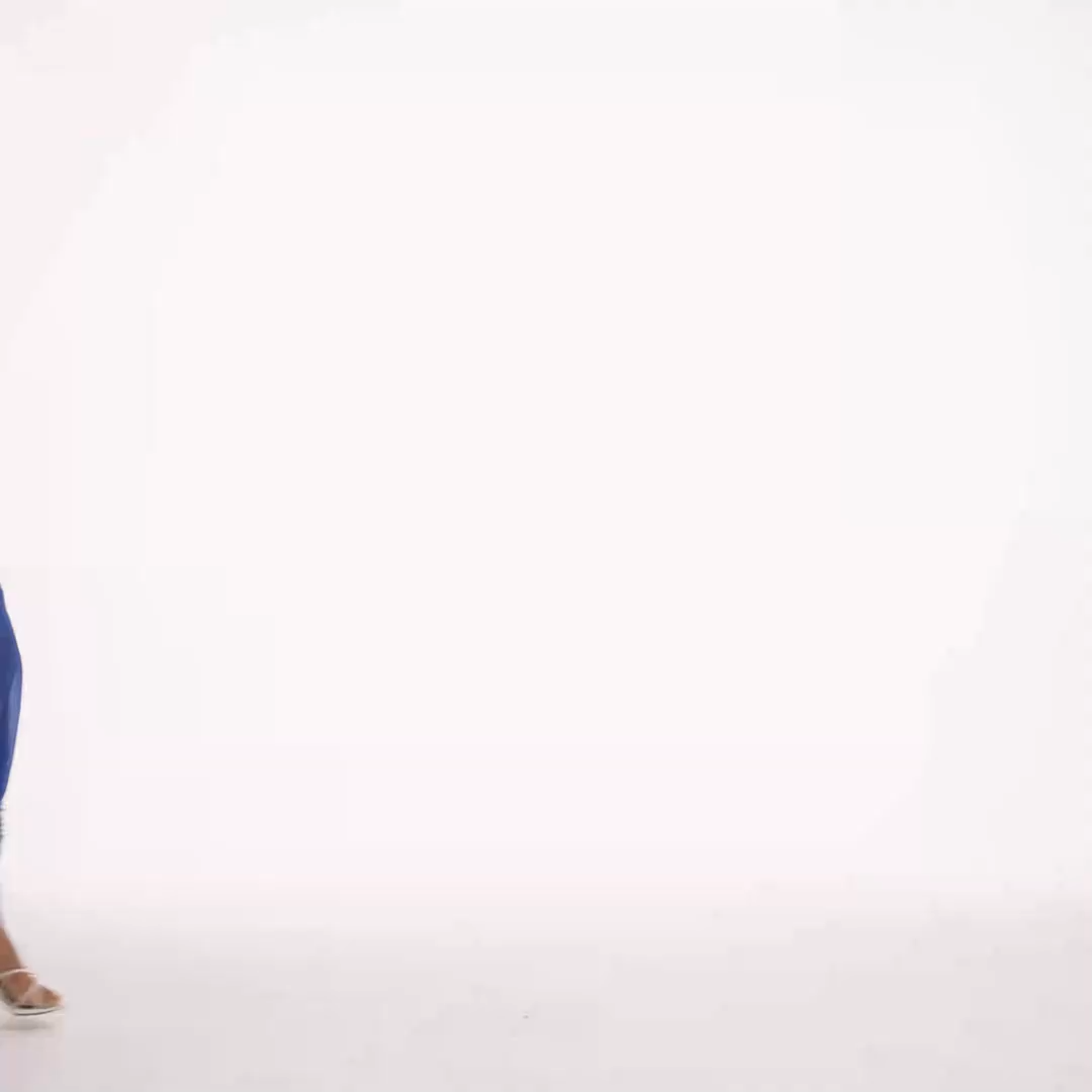 Pola Resort Flowy Round Neck Long Sleeve Floral Lace Woven Blue Maxi Dress