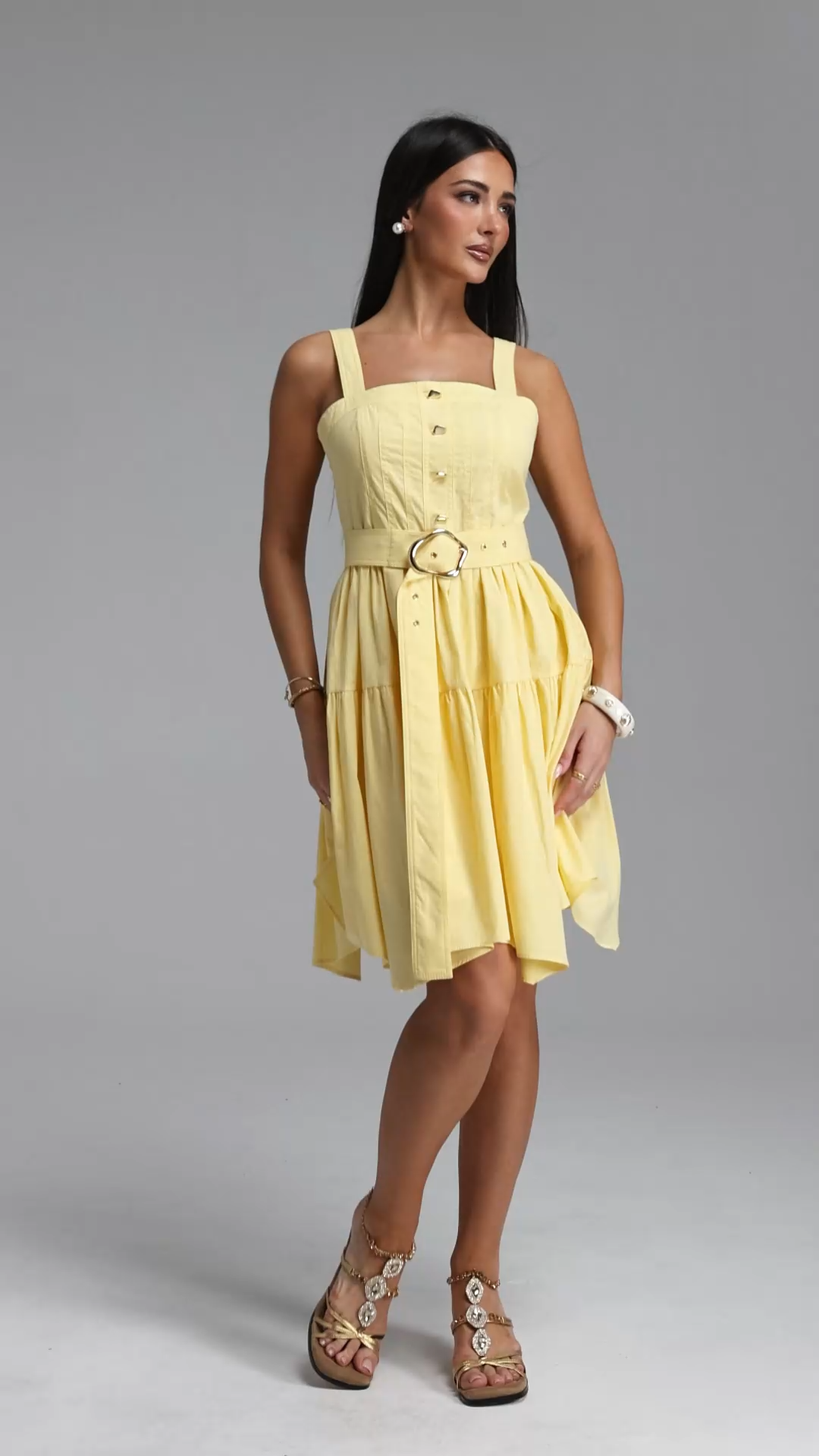 Novalee Resort Flowy Sleeveless Woven Mini Dress