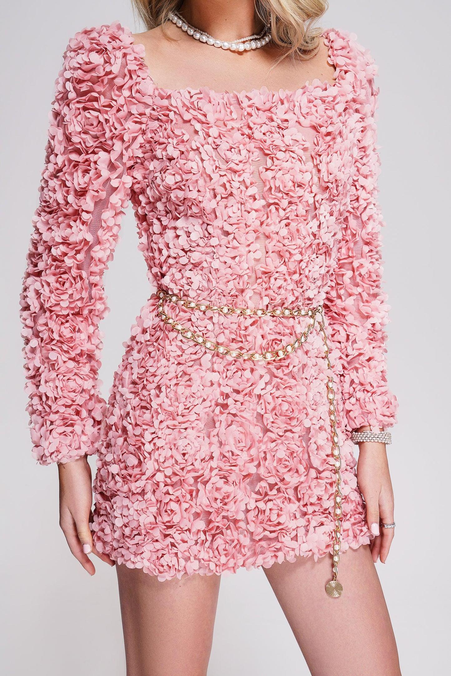 Louxia Floral Mini Dress - Bellabarnett