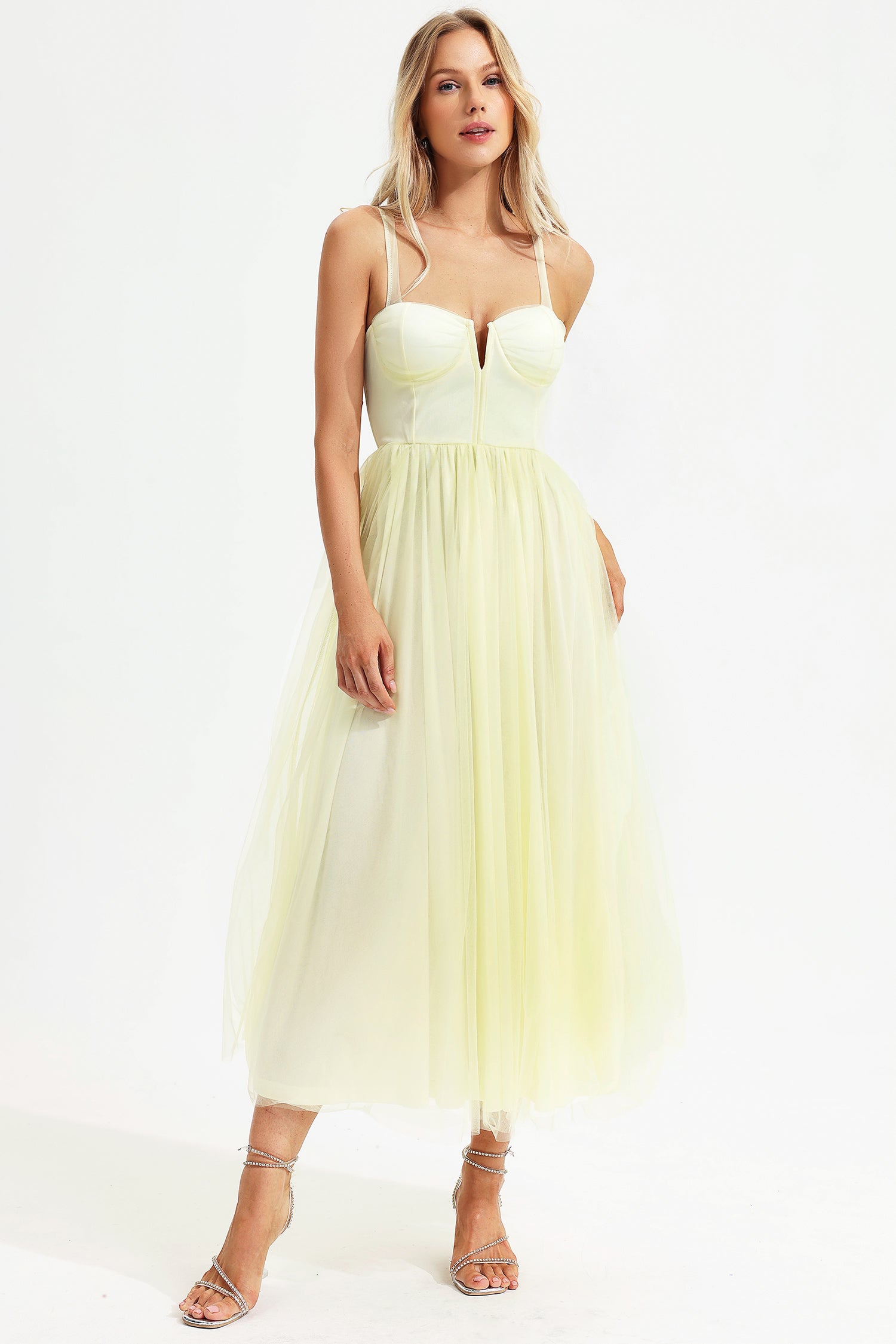 ST Corset Lace Up Midi Dress – Bellabarnett