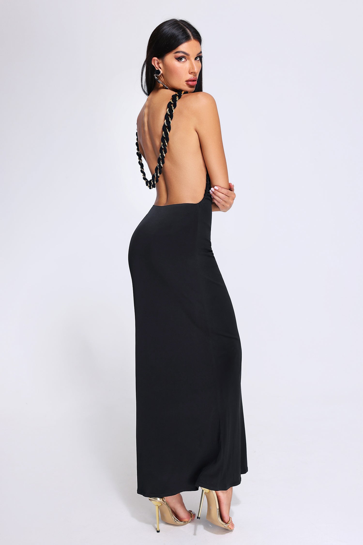 Quneisha Backless Maxi Dress