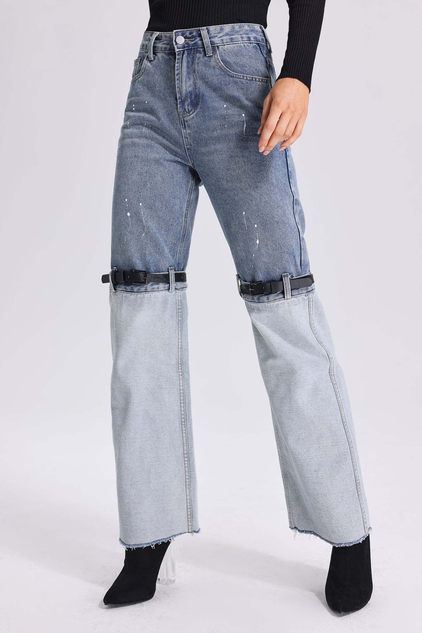 Neela Patchwork Jeans – Bellabarnett Neela Patchwork Jeans – Bellabarnett