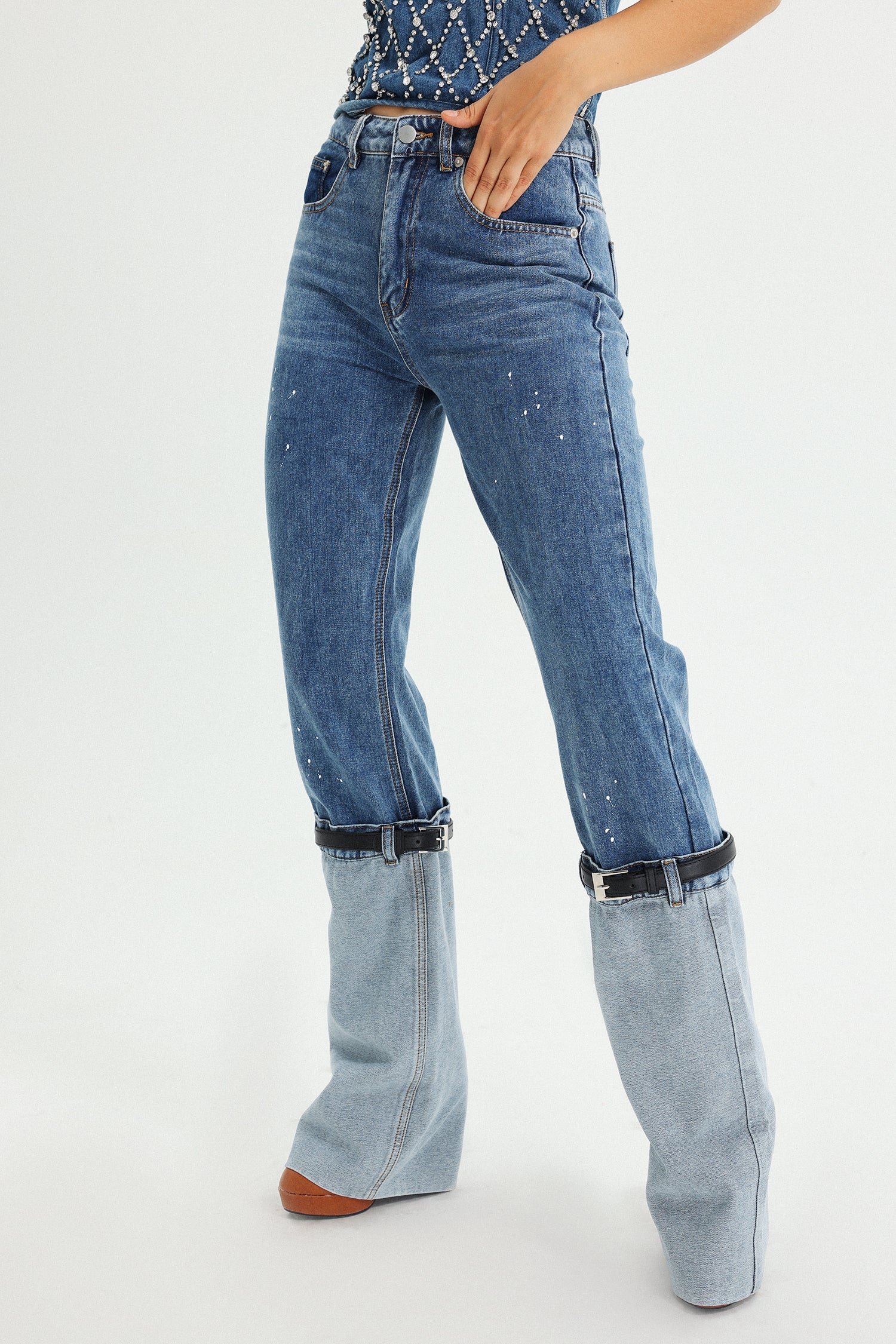Vickee Patchwork Jeans