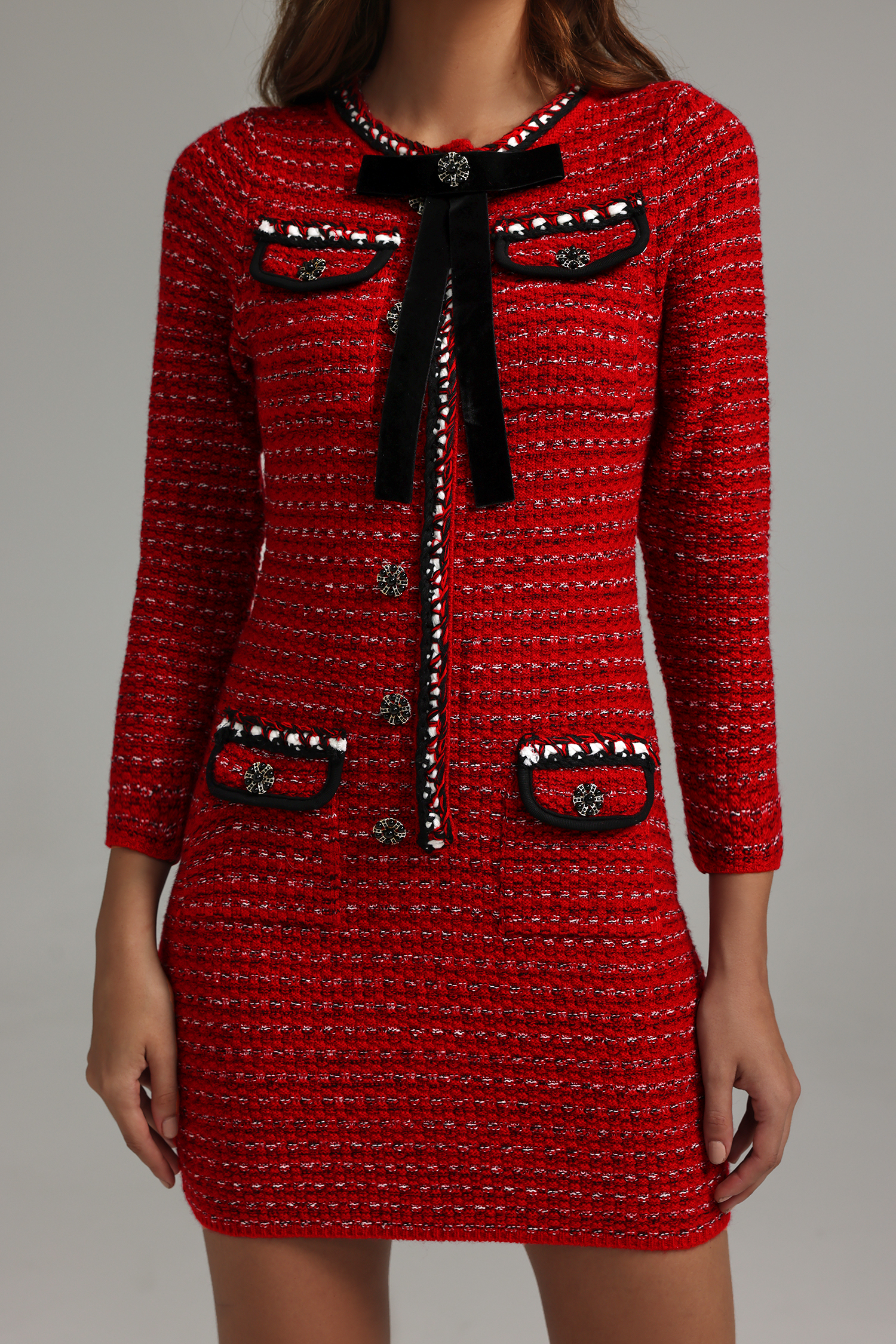 The Bella Collection Tweed Suit Dress – KCoutureBoutique