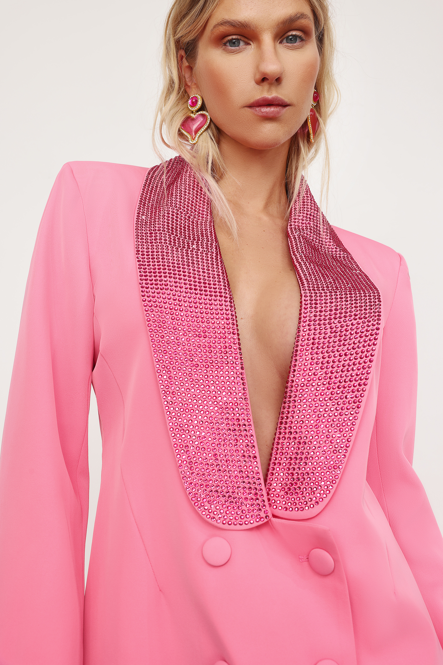 Dorothy Diamante V-neck Blazer