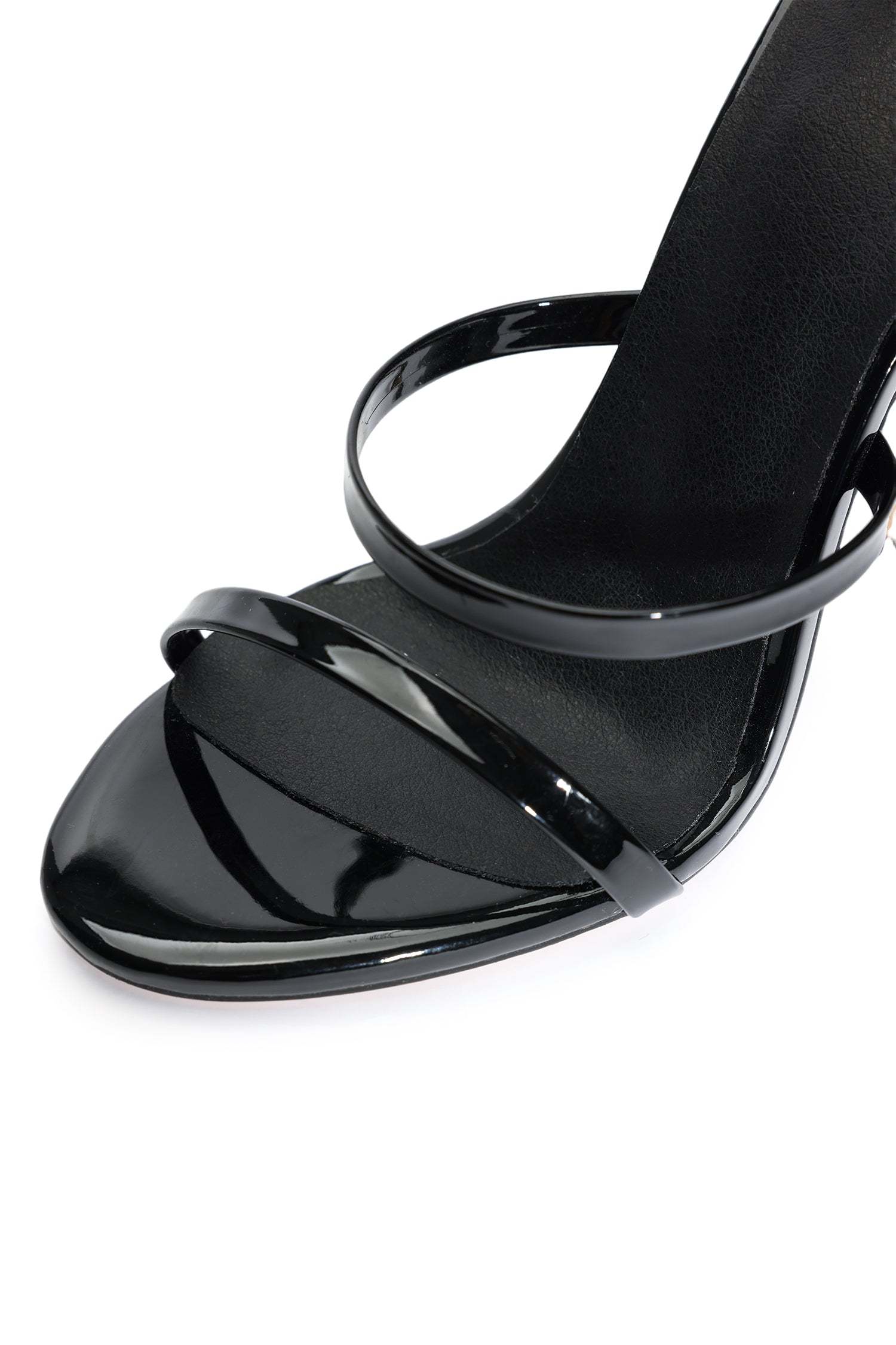 Davo Leather Zipper Stiletto Sandles