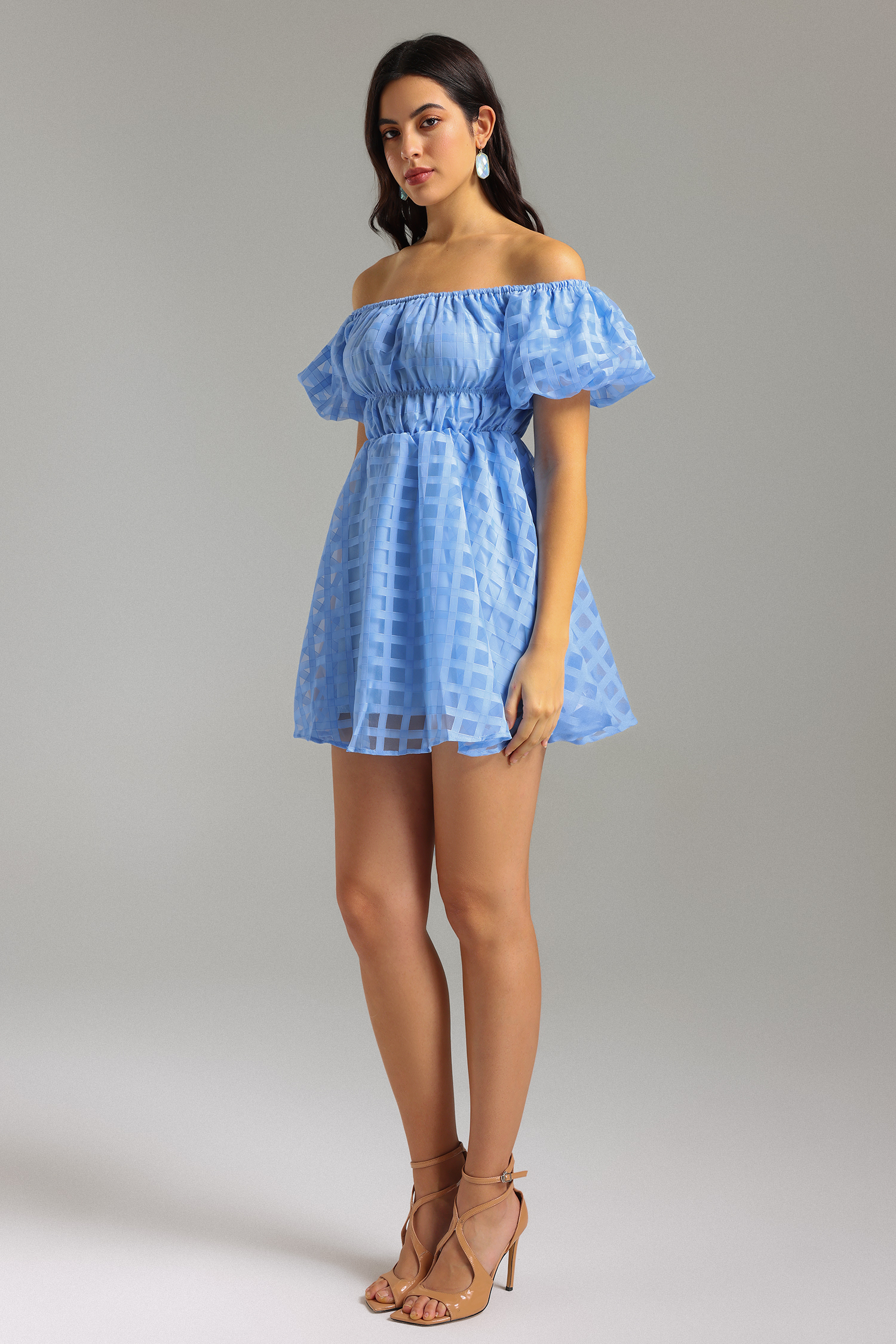 Harlow Off Shoulder Mini Dress