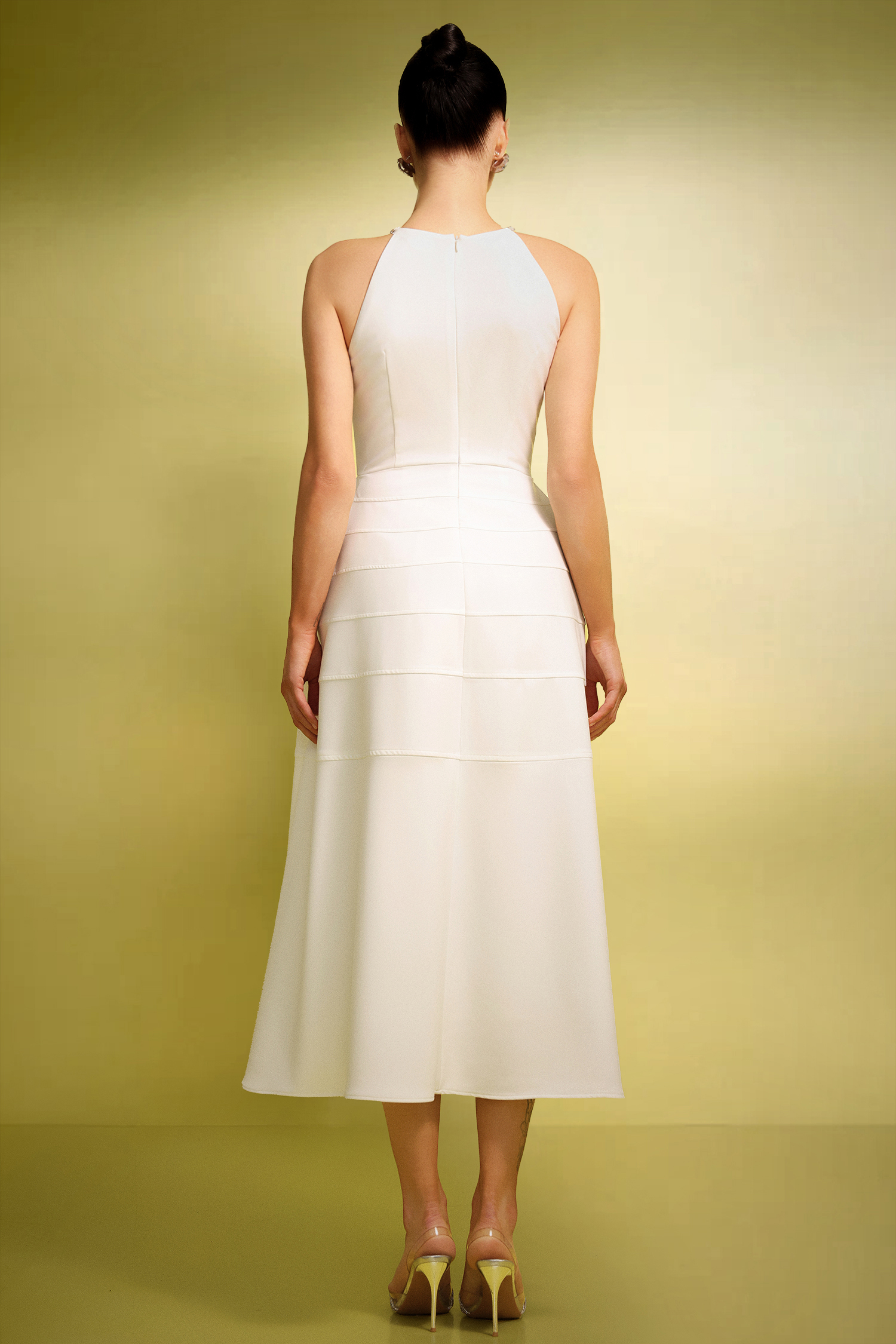 Sydnie Sleeveless Diamond Maxi Dress