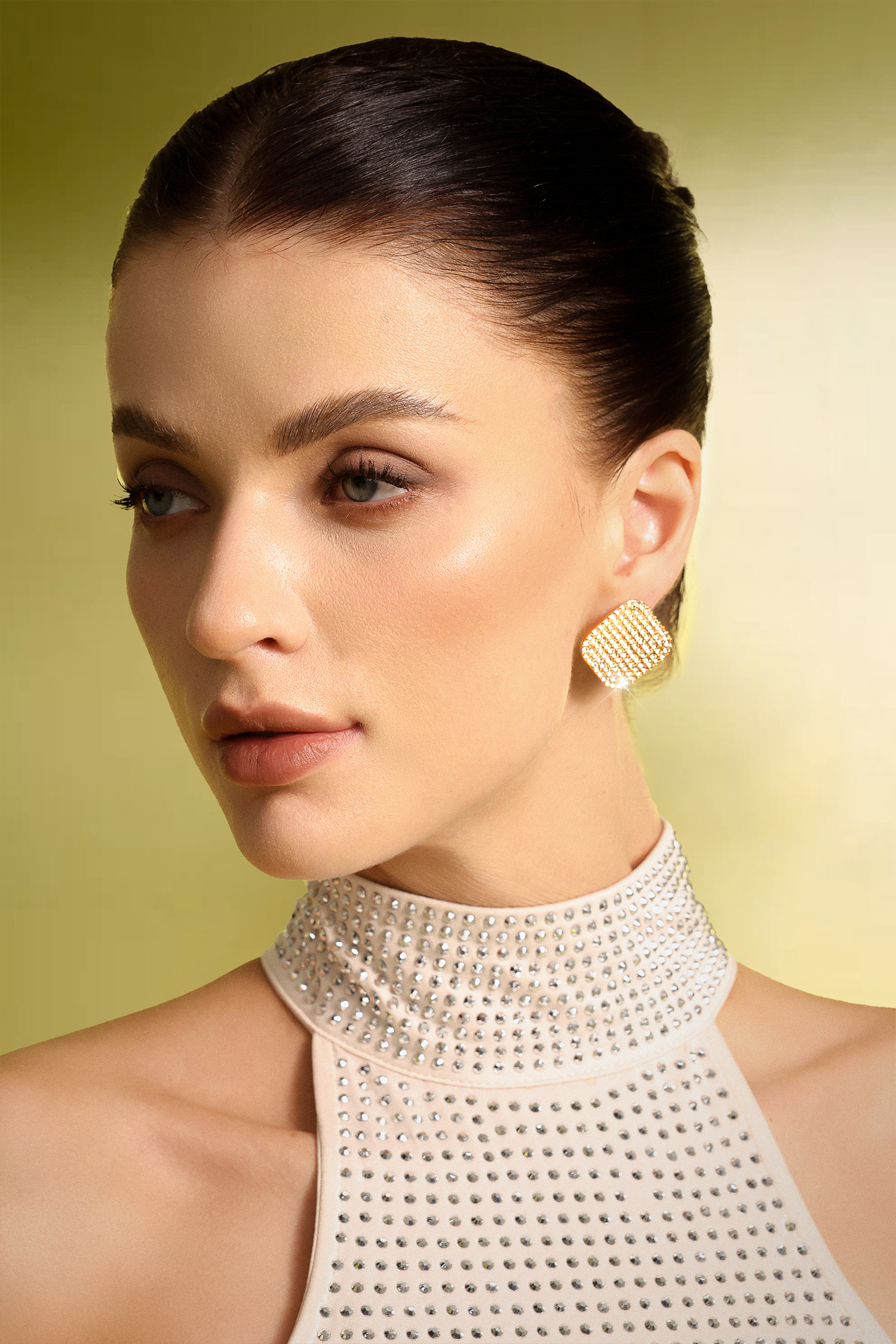 Havera Square Diamond Earrings