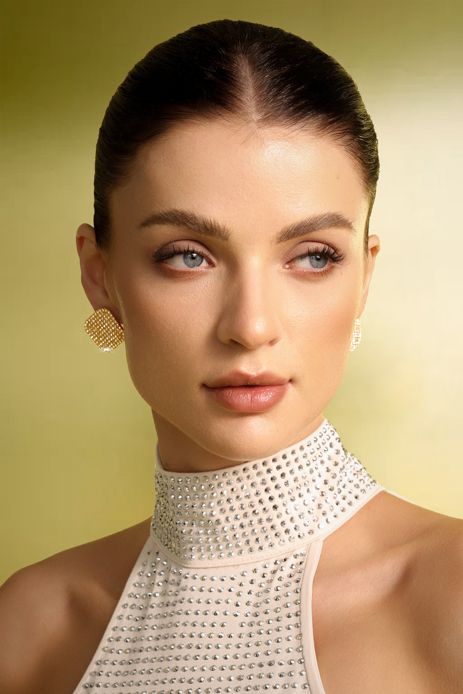 Havera Square Diamond Earrings