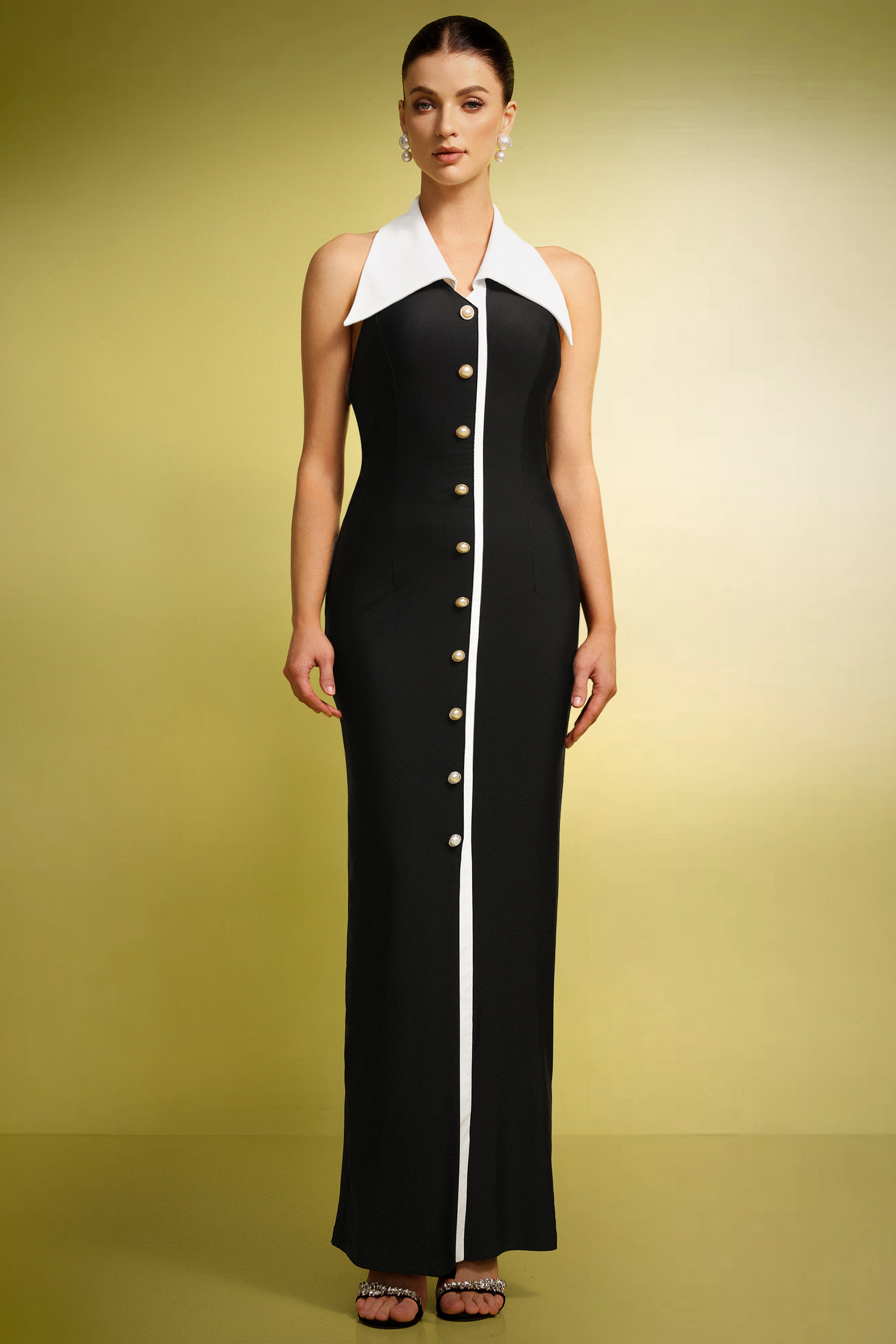 Nlia Sleeveless Slit Maxi Dress