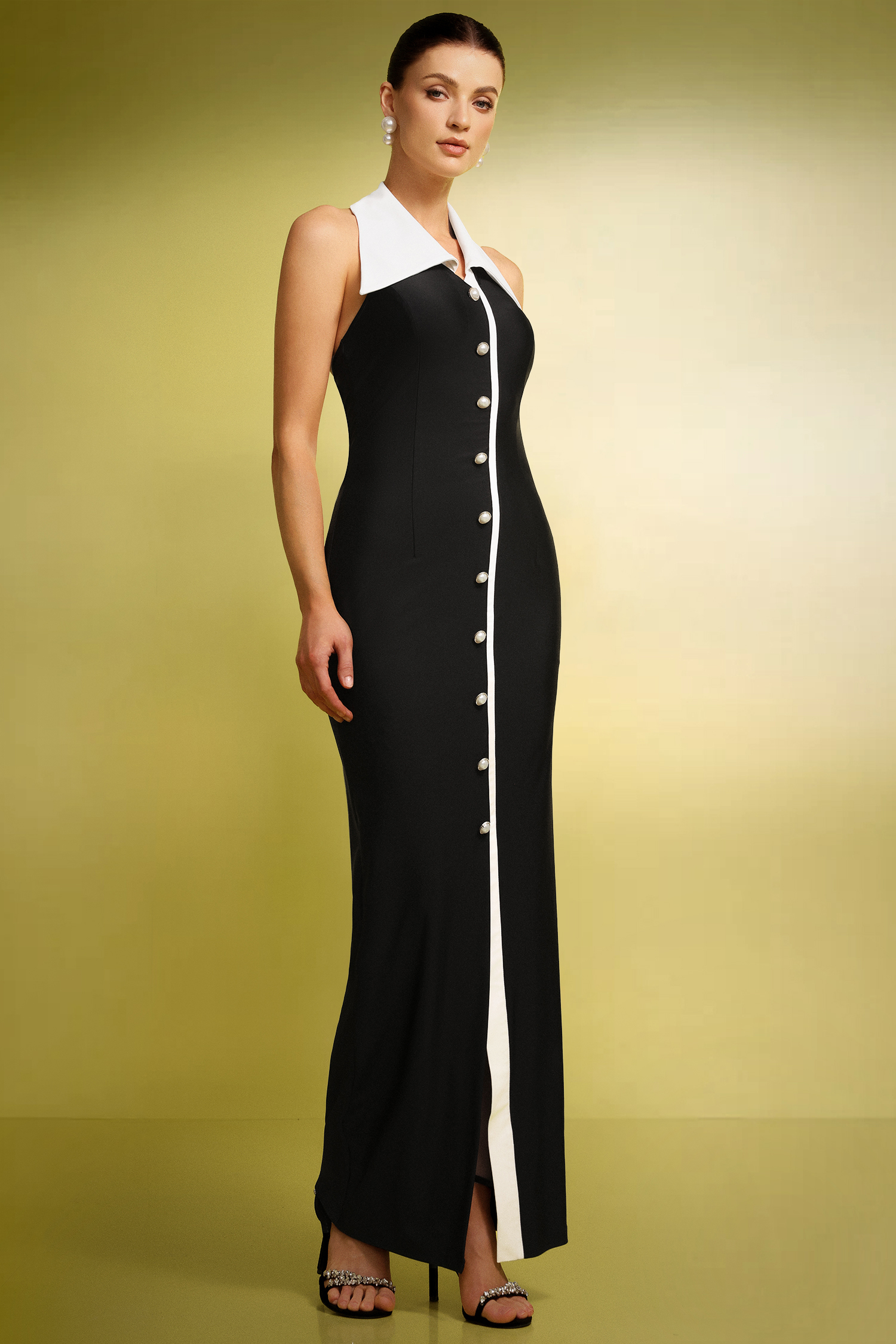 Nlia Sleeveless Slit Maxi Dress