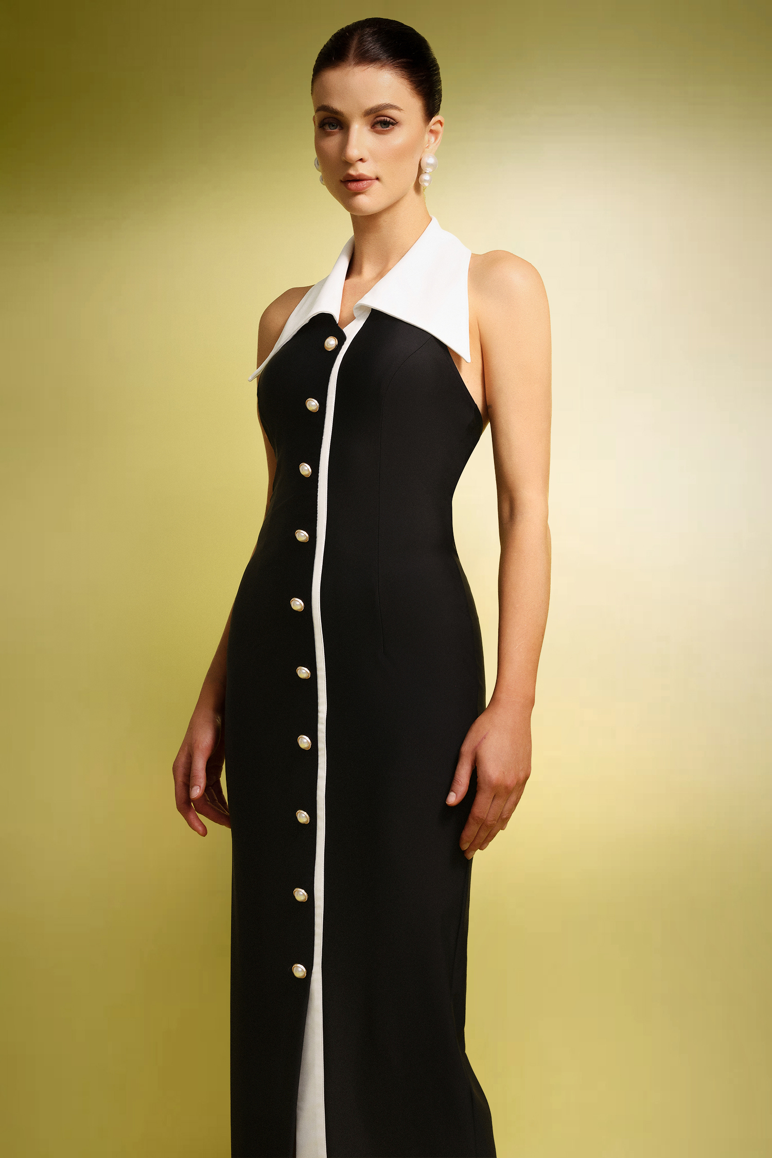 Nlia Sleeveless Slit Maxi Dress