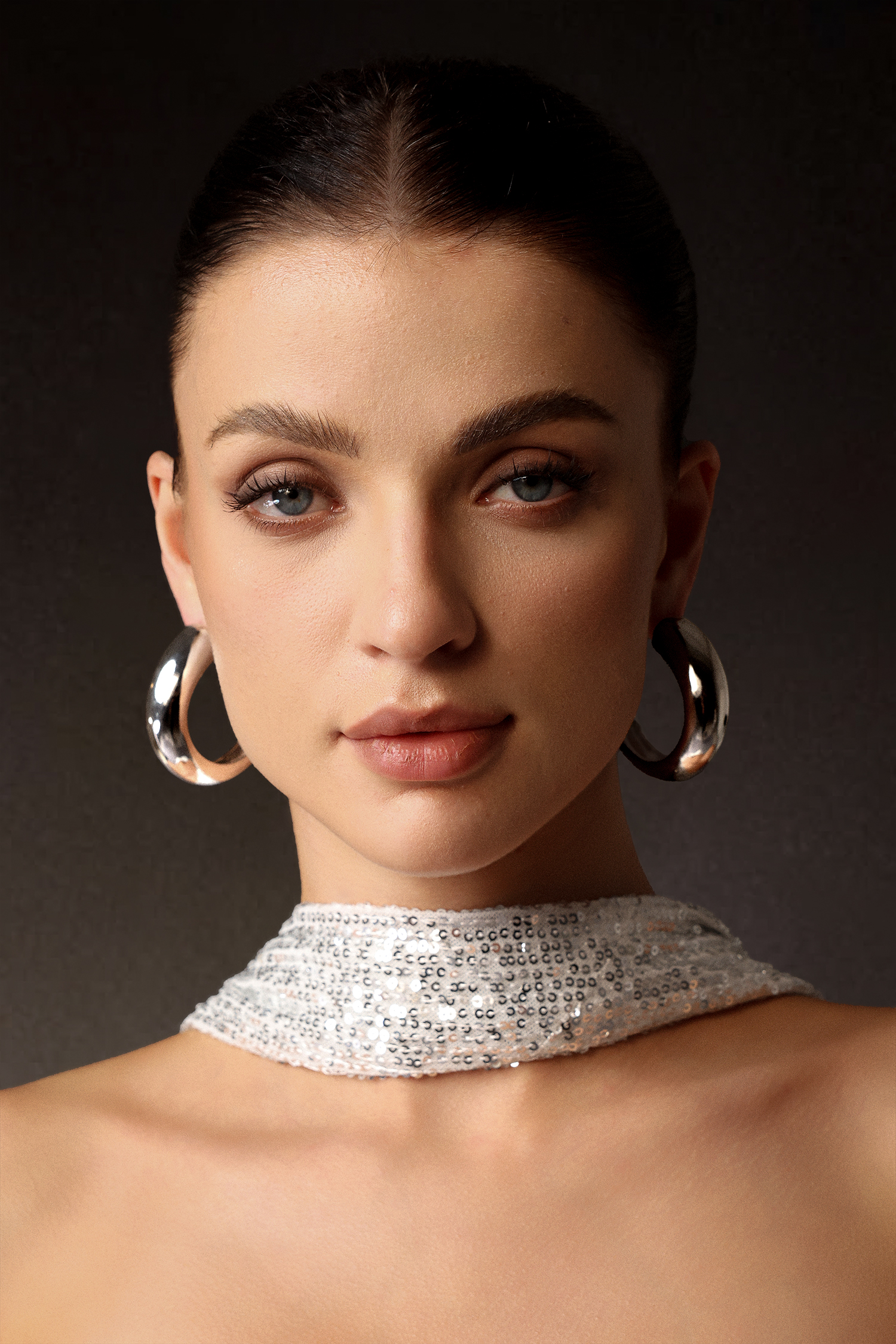 Sarly Metal Round Earrings