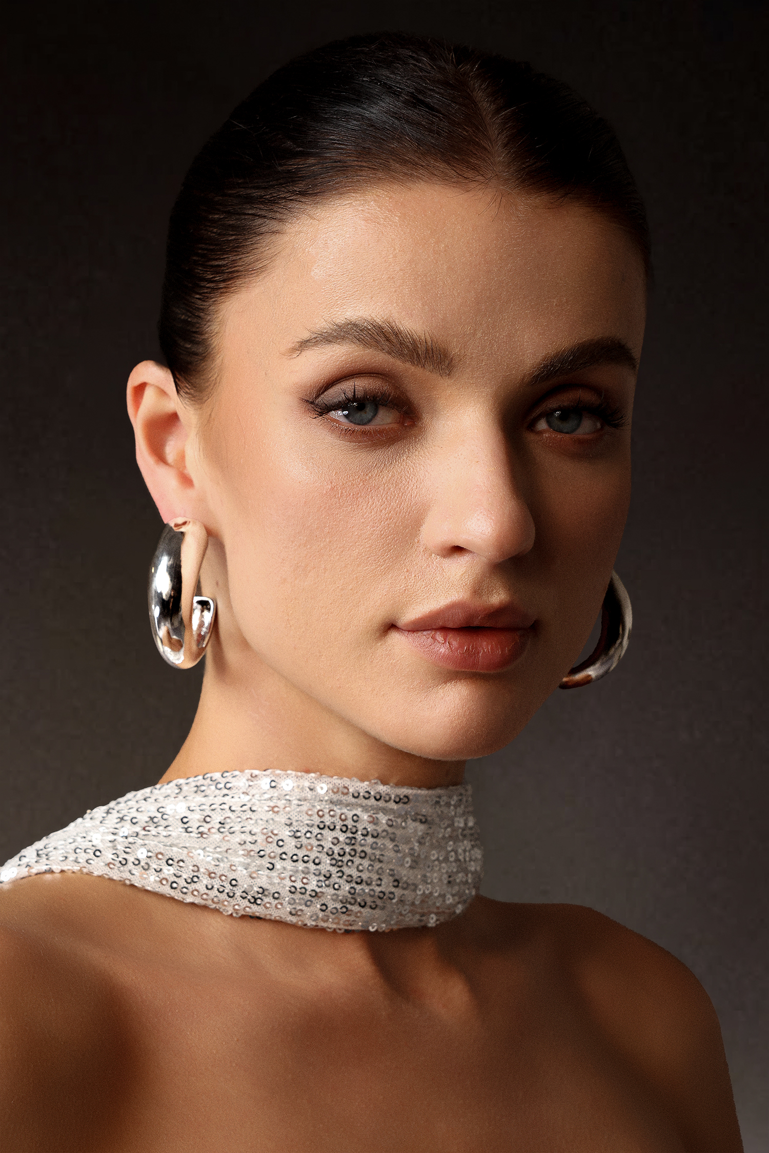 Sarly Metal Round Earrings
