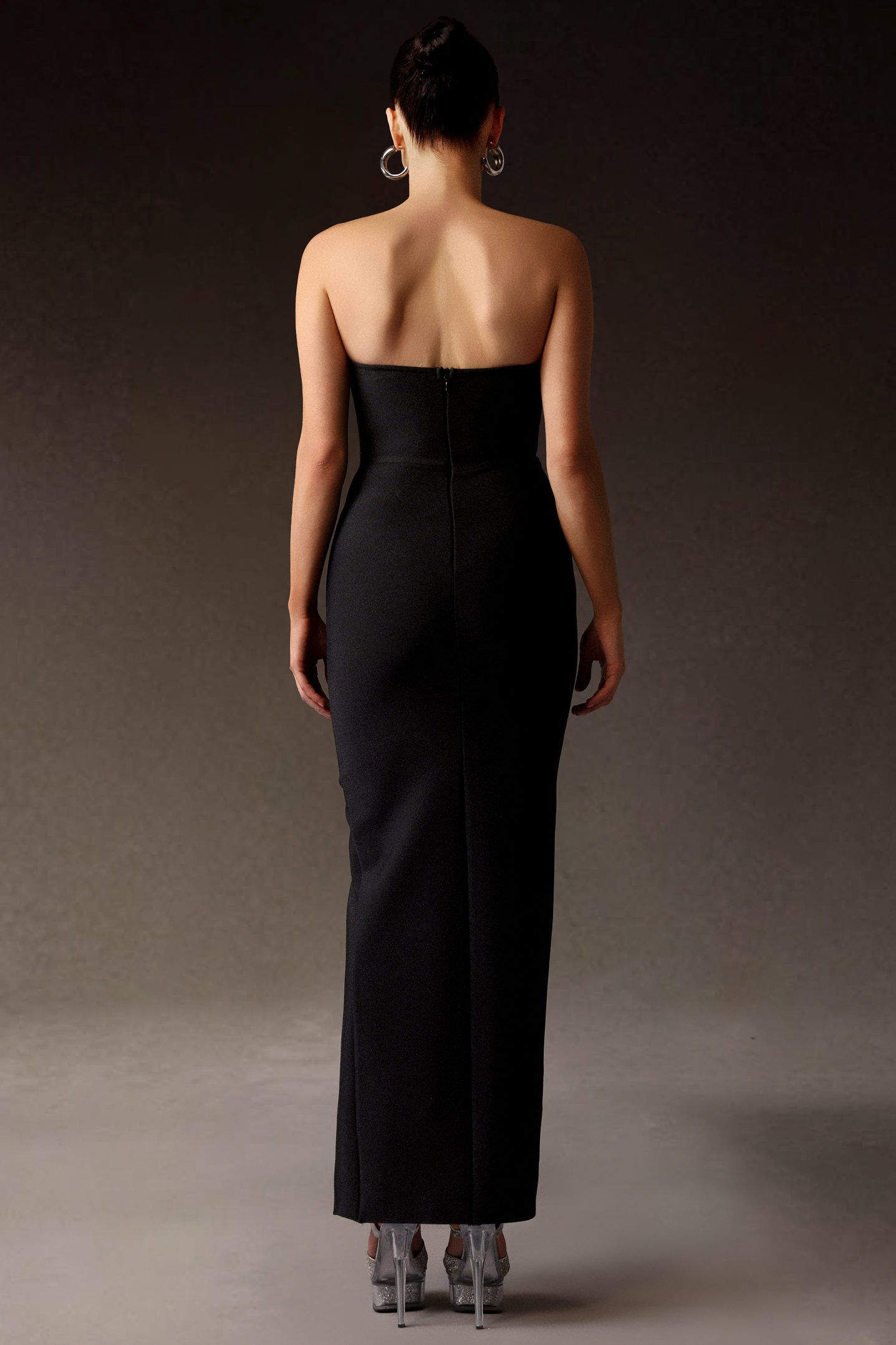 Emmi Sleeveless Diamond Slit Maxi Dress